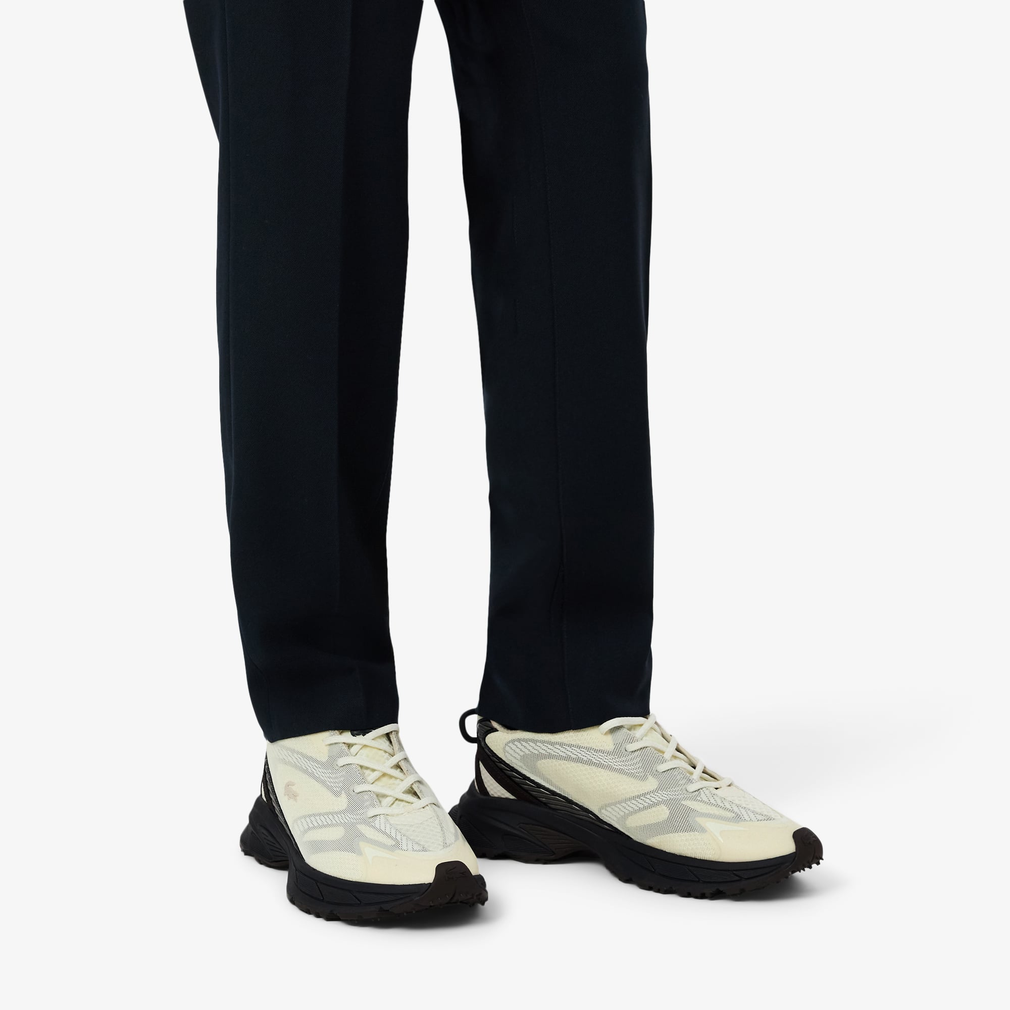 Lacoste L003 Neo Shot Erkek Krem Spor Ayakkabı
