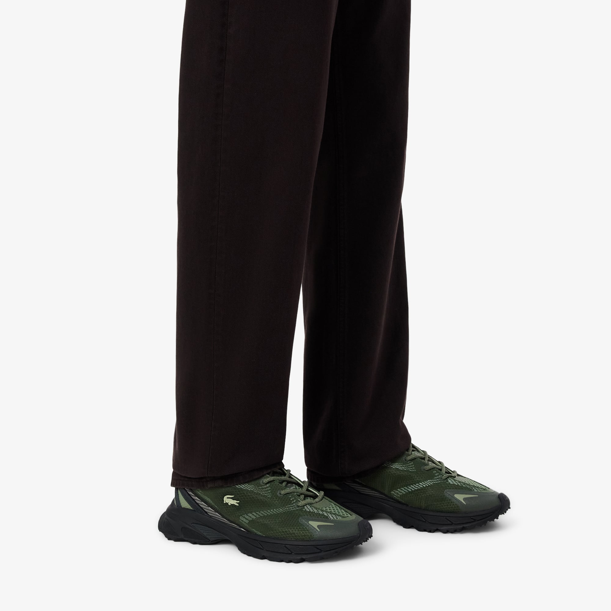 Lacoste L003 Neo Shot Erkek Haki Spor Ayakkabı