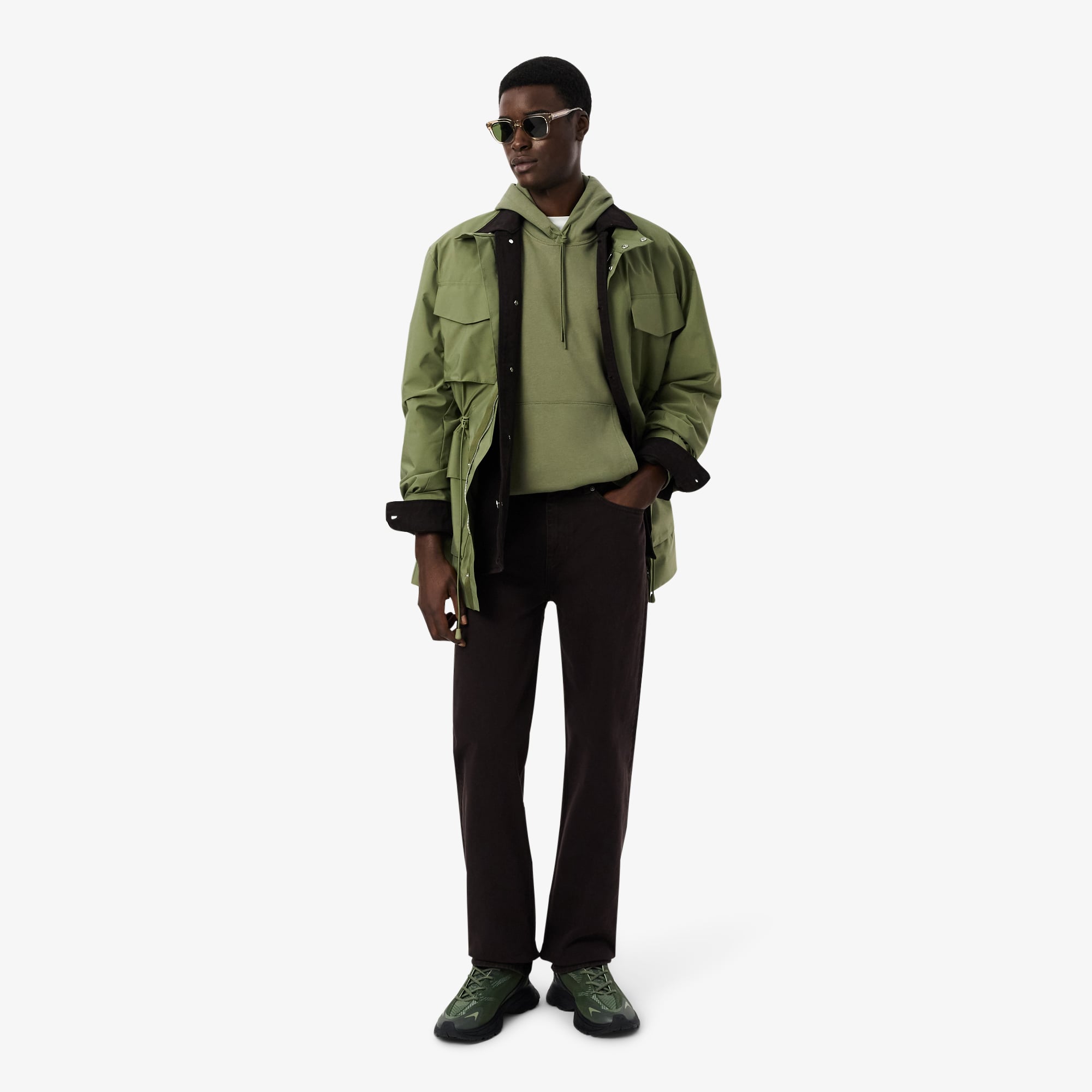 Lacoste L003 Neo Shot Erkek Haki Spor Ayakkabı
