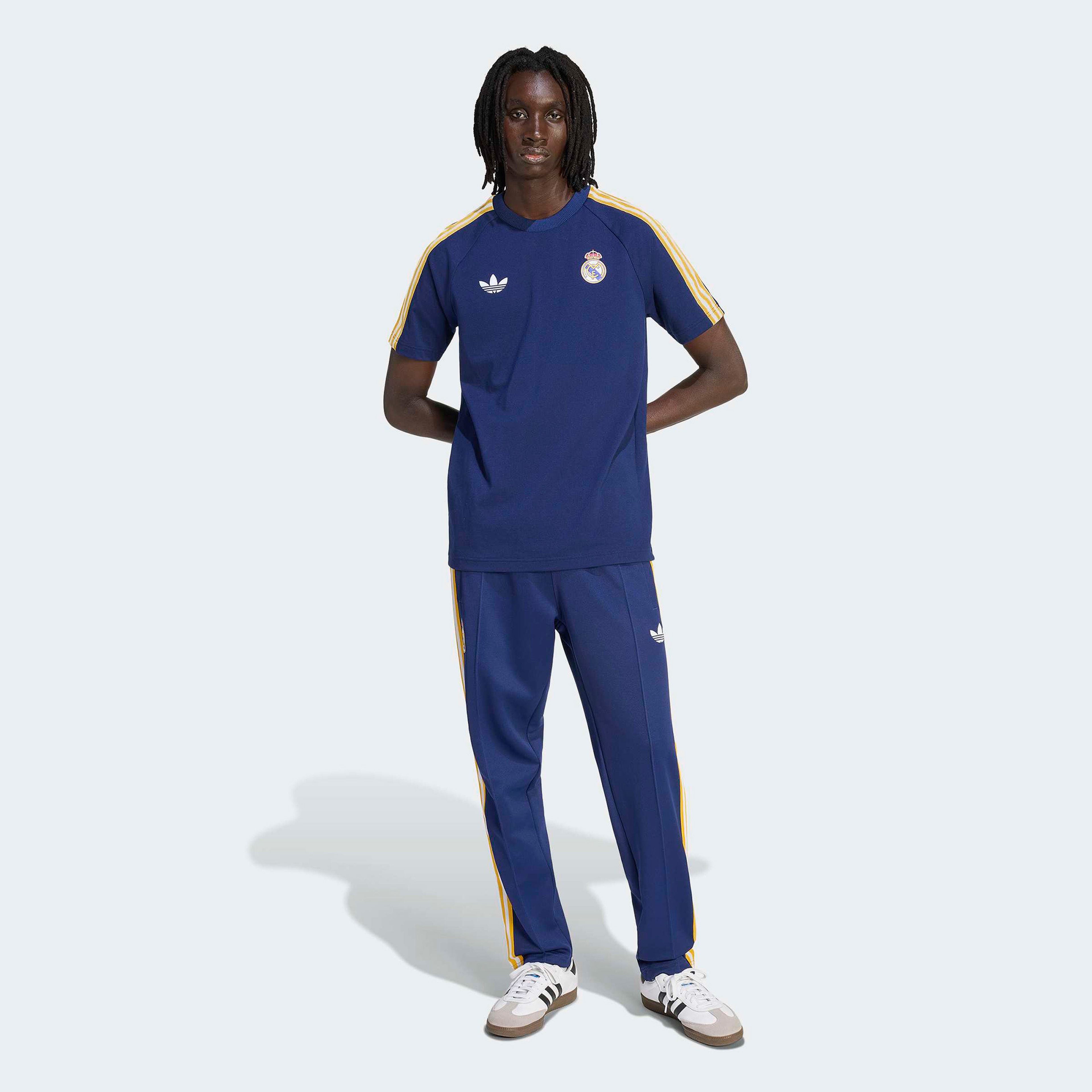 adidas Real Madrid FC Tp Erkek Mavi Eşofman Altı