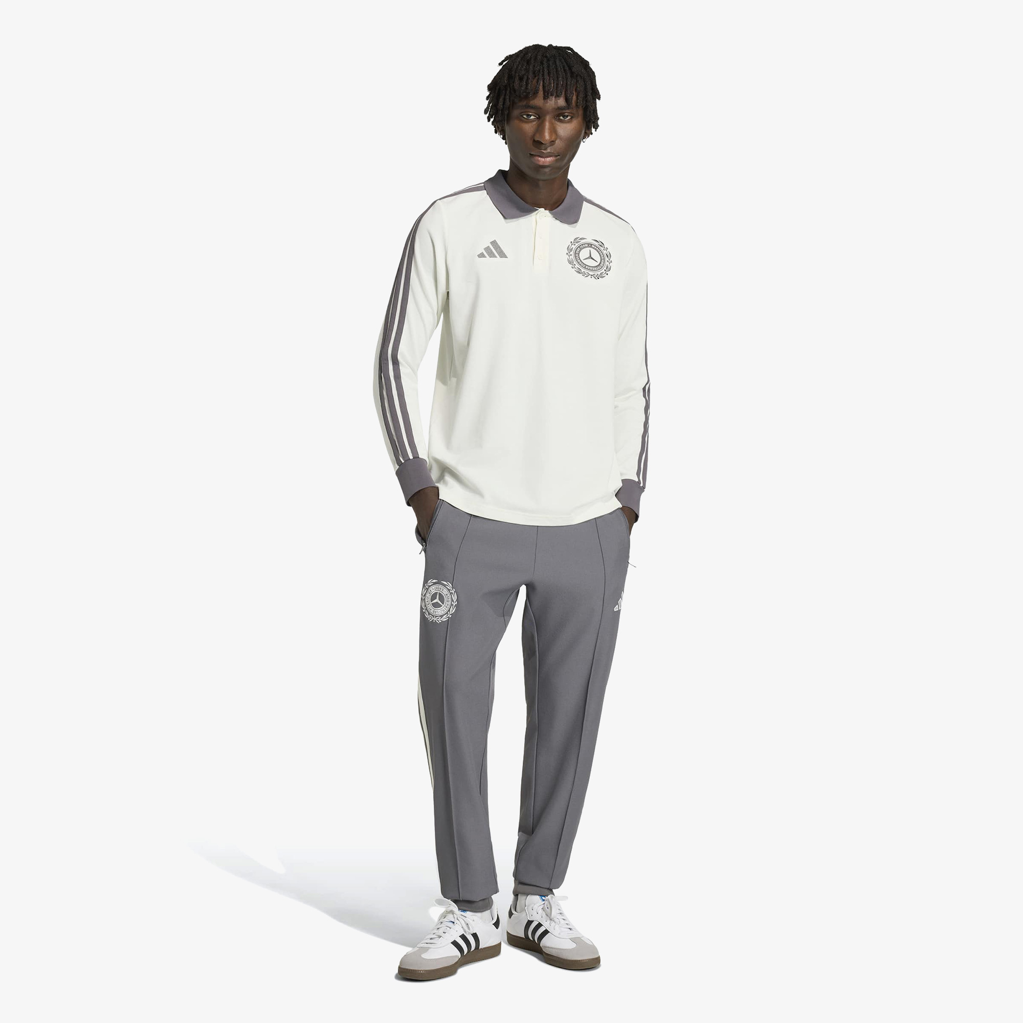 adidas Mercedes Amg Petronnas Erkek Gri Eşofman Altı