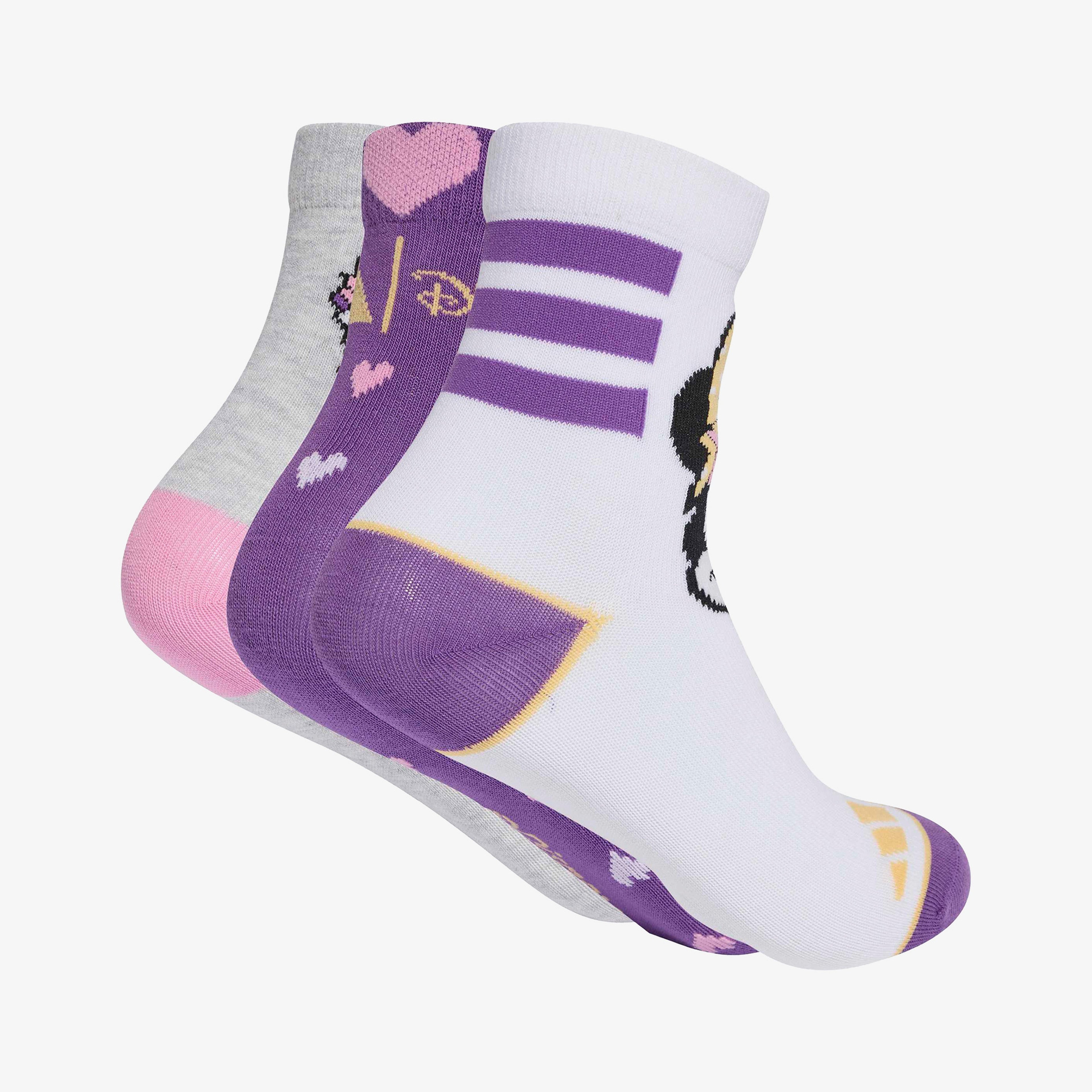 adidas Disney Minnie Mouse Çocuk Beyaz 3'lü Çorap