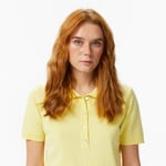 Nautica Kadın Sarı Regular Fit Triko Polo Yaka T-Shirt