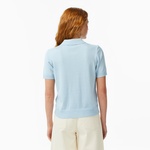 Nautica Kadın Mavi Regular Fit Triko Polo Yaka T-Shirt