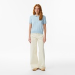 Nautica Kadın Mavi Regular Fit Triko Polo Yaka T-Shirt
