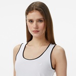 Nautica Kadın Beyaz Slim Fit Kolsuz Triko T-Shirt