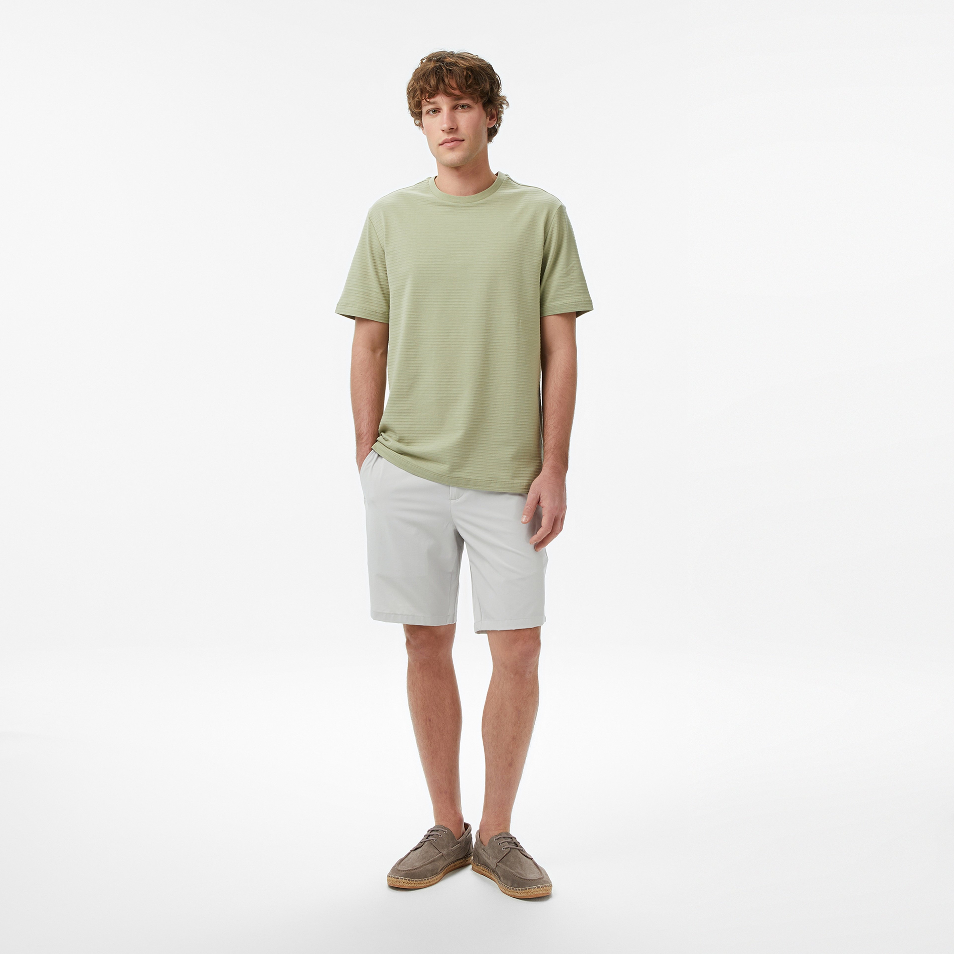 Nautica Erkek Gri Regular Fit Şort