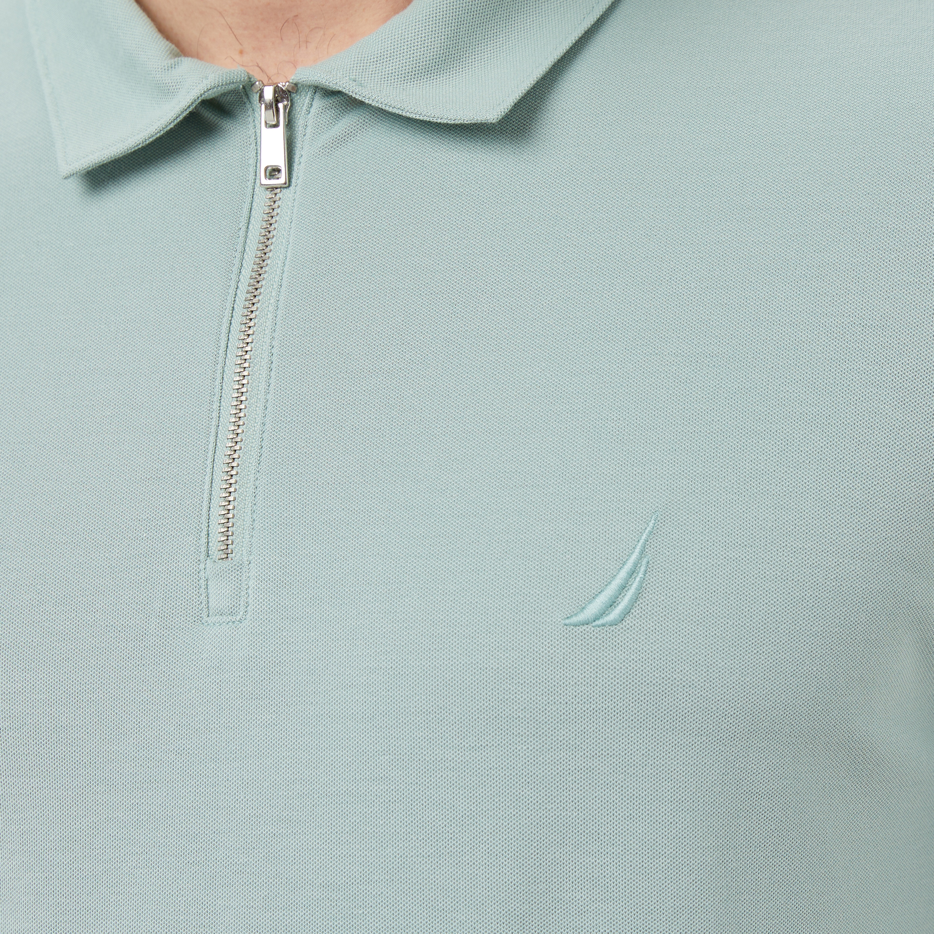 Nautica Erkek Yeşil Regular Fit Polo Yaka T-Shirt