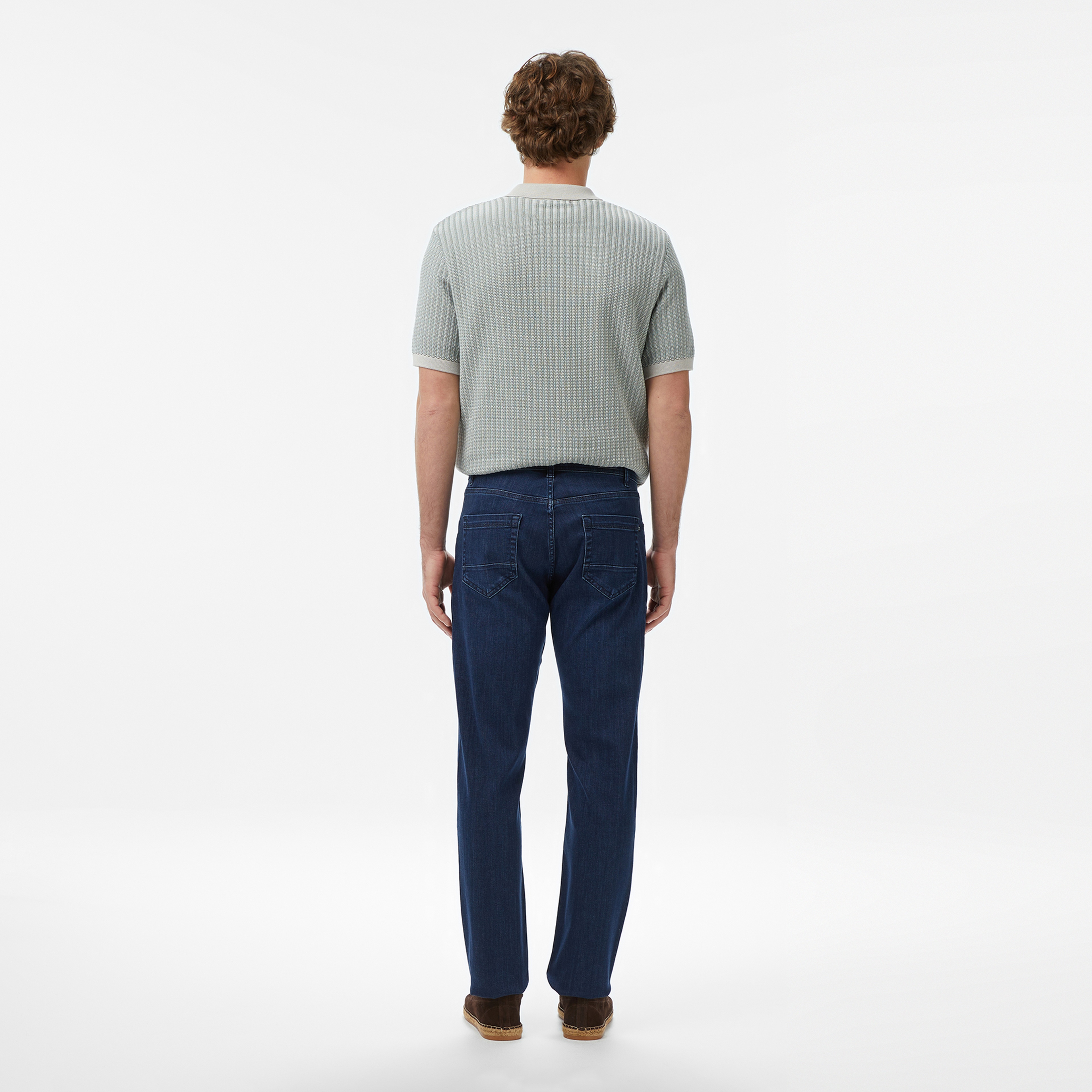 Nautica Erkek Mavi Slim Fit Denim Pantolon