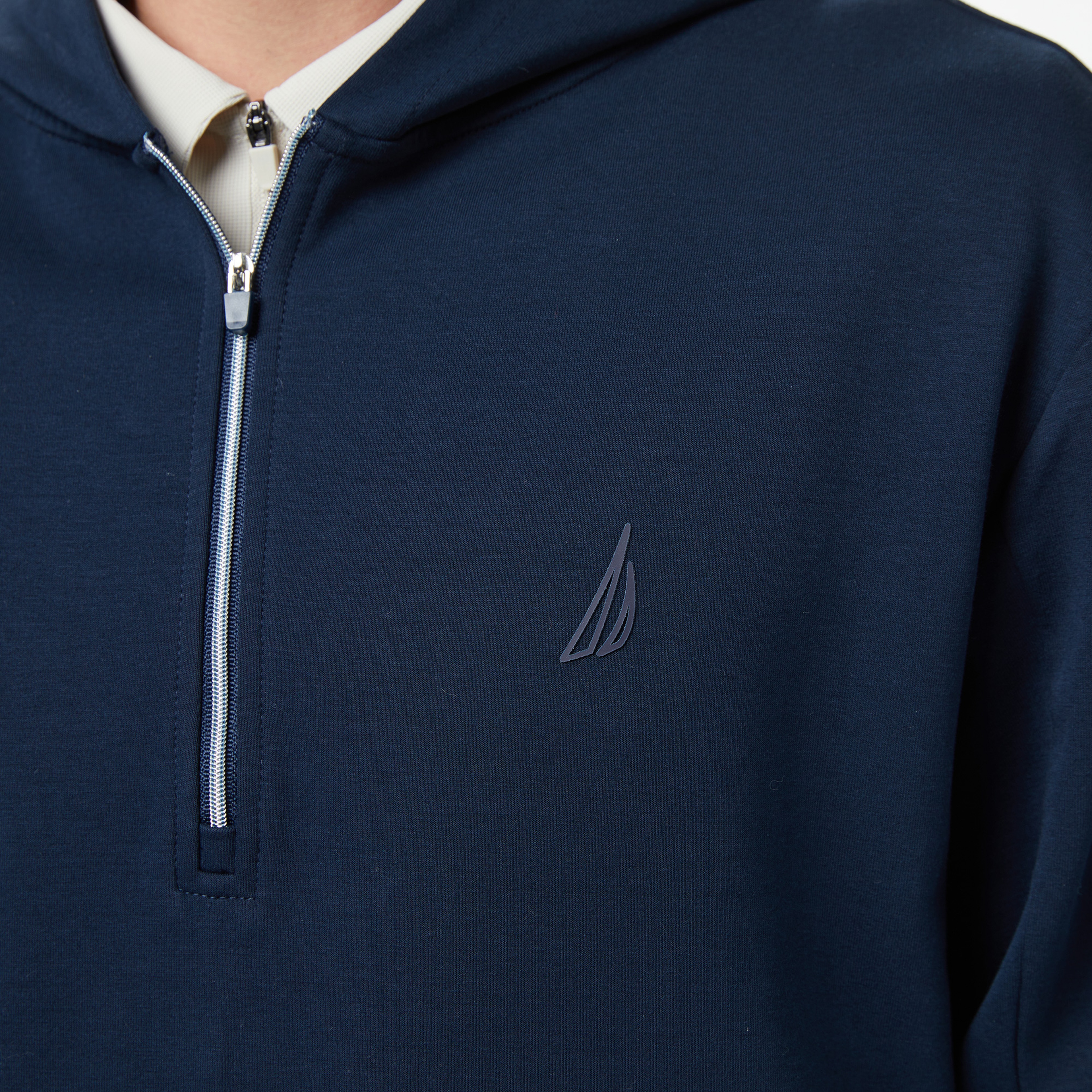 Nautica Erkek Lacivert Regular Fit Kapüşonlu Sweatshirt
