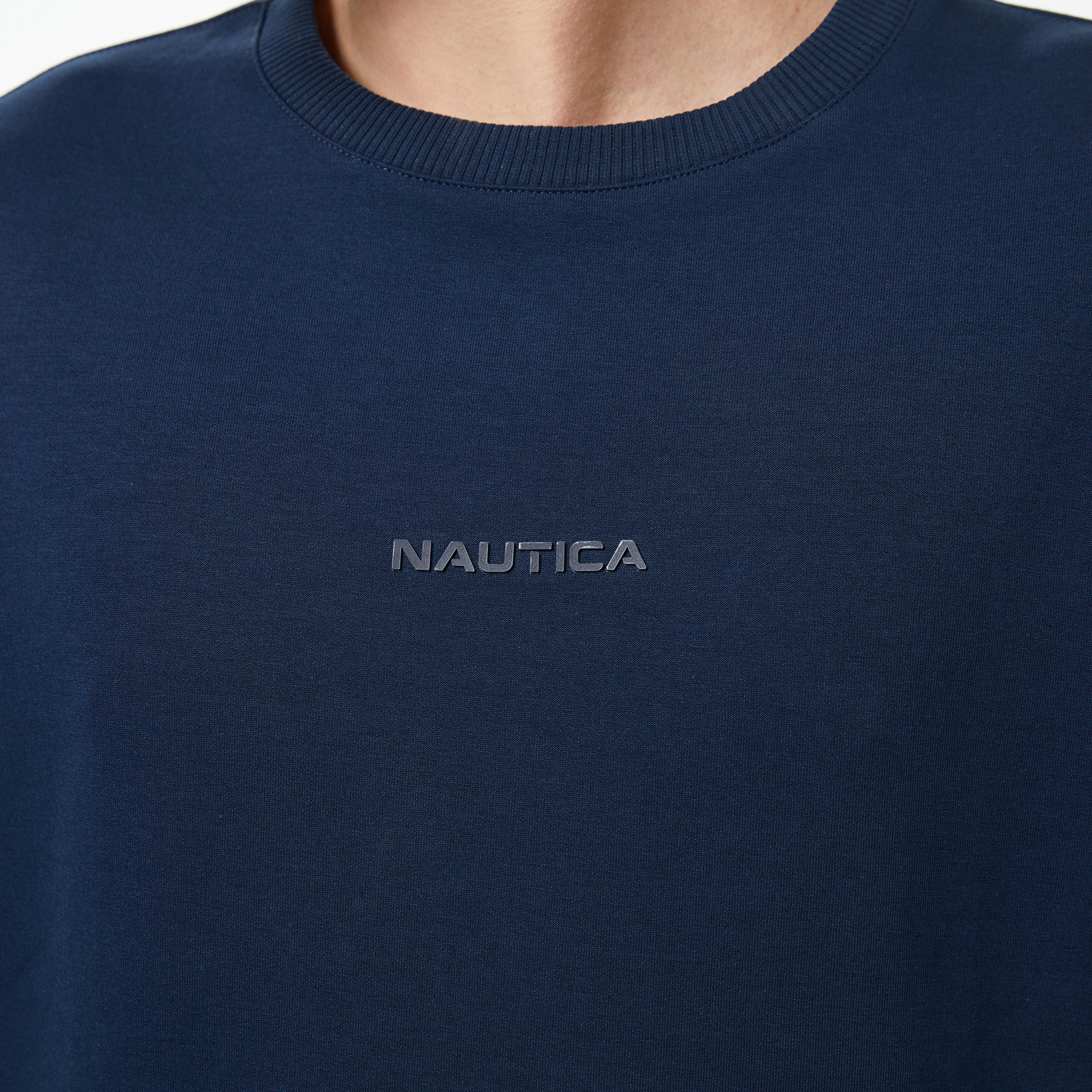 Nautica Erkek Lacivert Regular Fit Sweatshirt