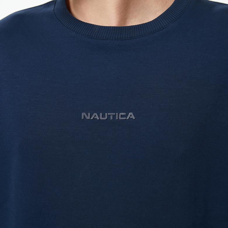 Nautica Erkek Lacivert Regular Fit Sweatshirt