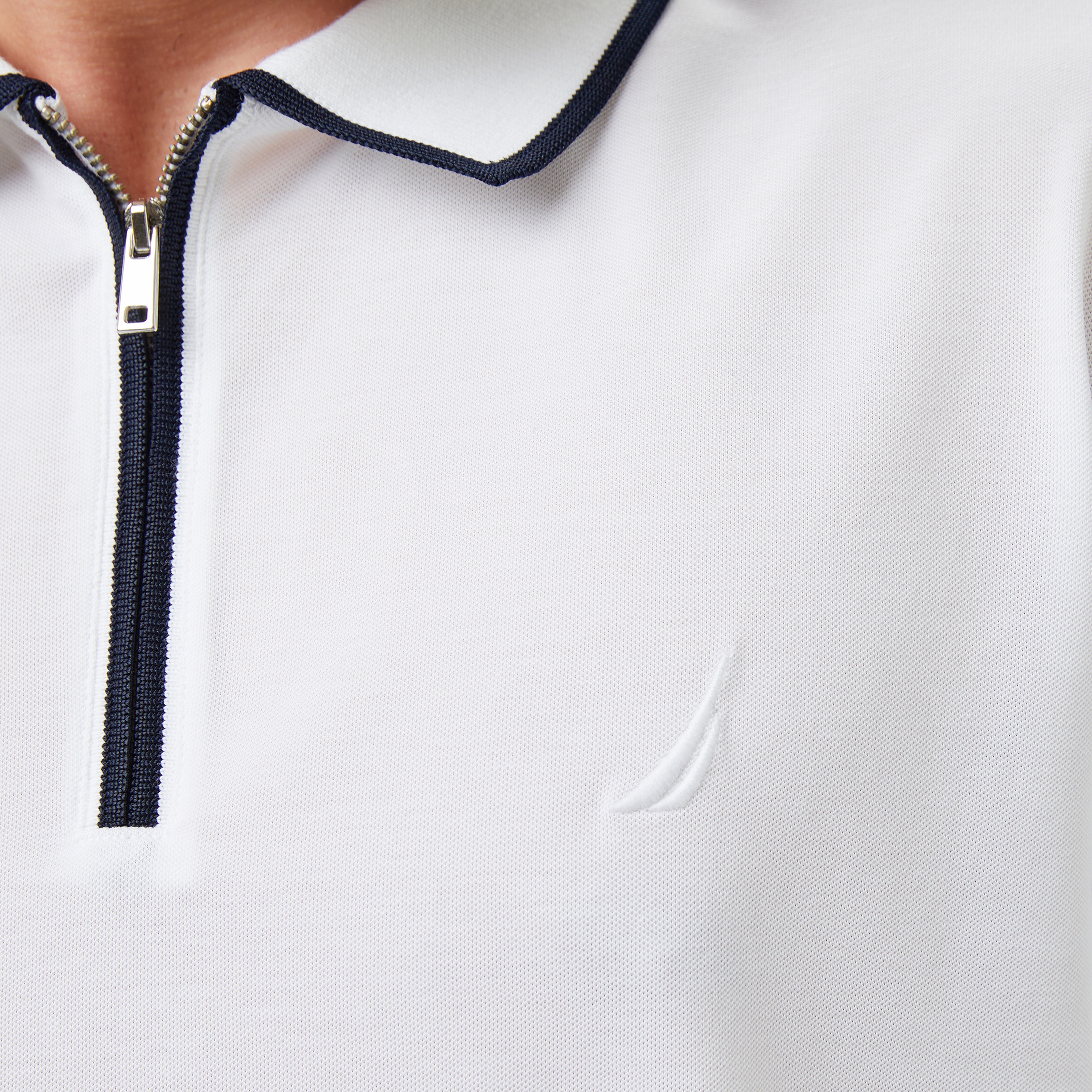 Nautica Erkek Beyaz Regular Fit Polo Yaka T-Shirt