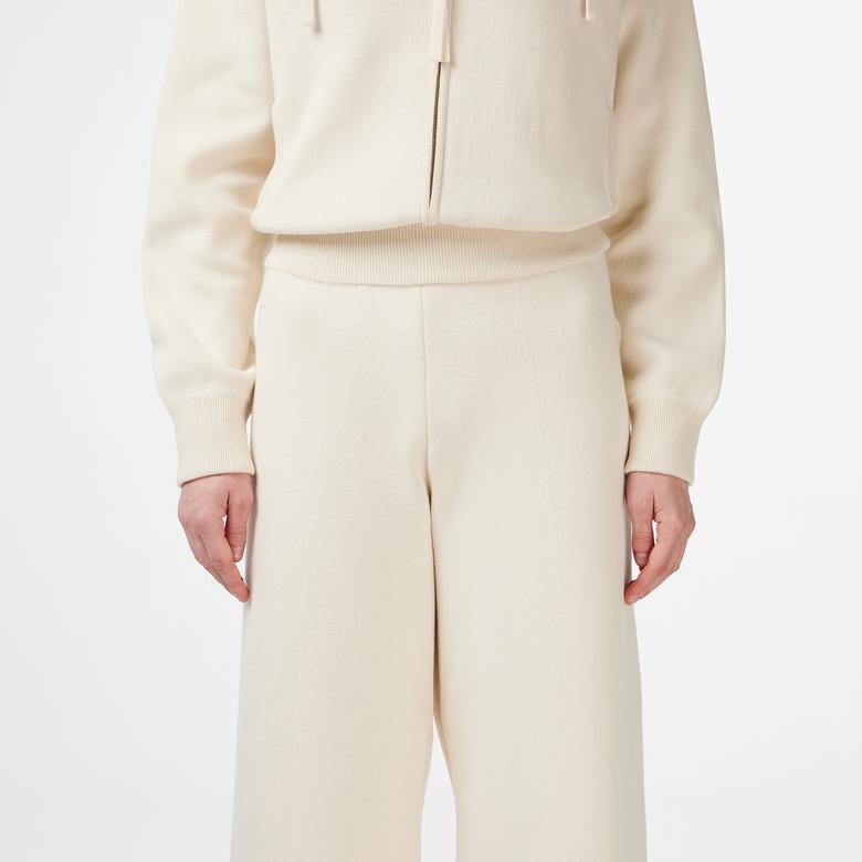 Kadın Regular Fit Krem Pantolon