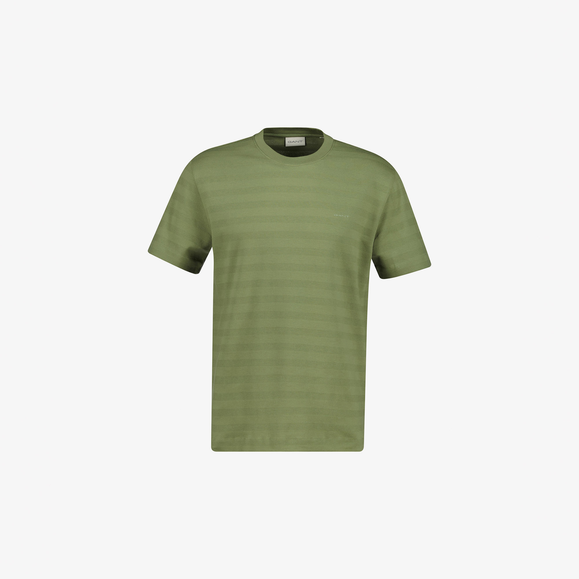 GANT Erkek Yeşil Bisiklet Yaka Regular Fit T-Shirt
