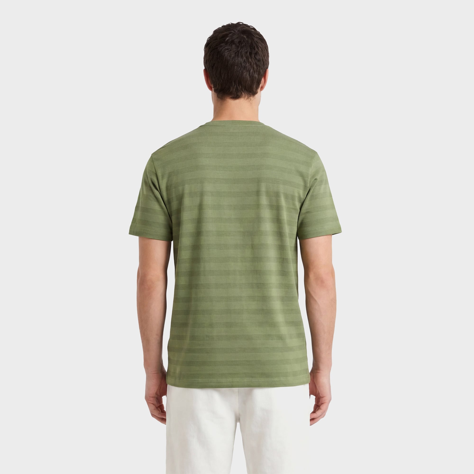 GANT Erkek Yeşil Bisiklet Yaka Regular Fit T-Shirt