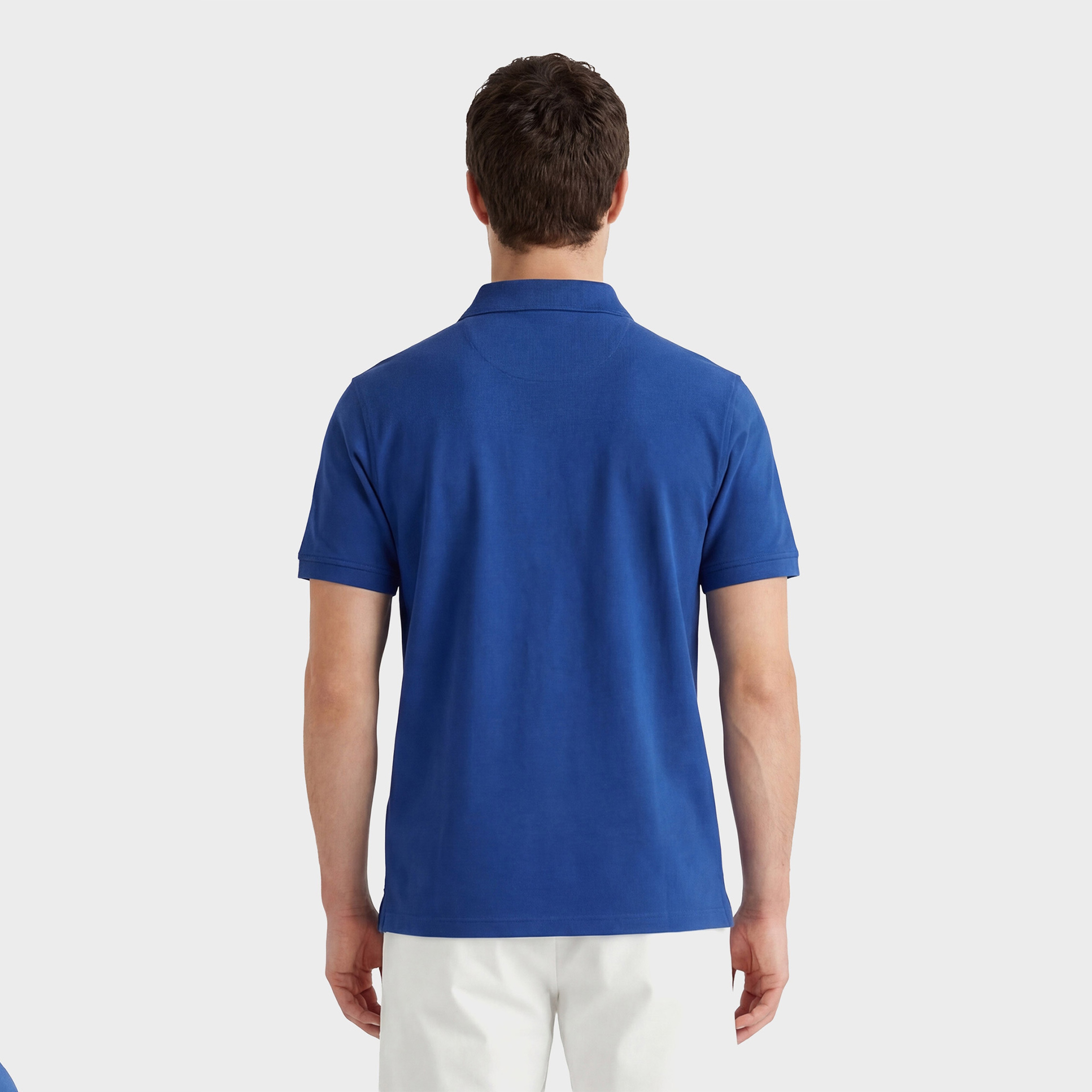 GANT Erkek Mavi Regular Fit Polo Yaka T-Shirt