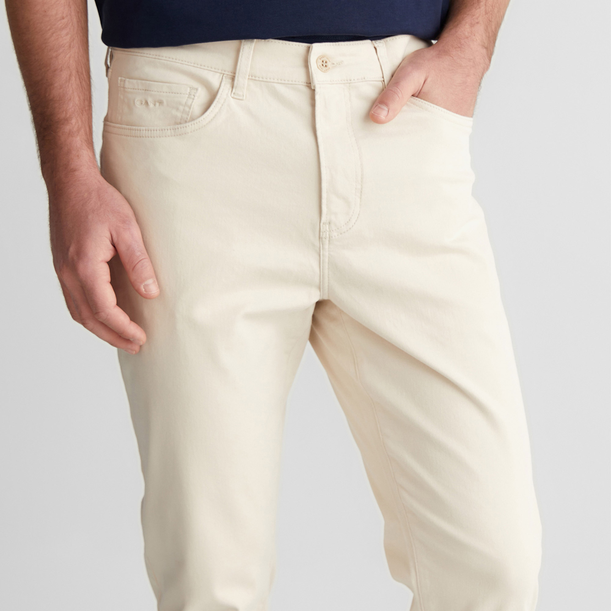 GANT Erkek Bej Slim Fit Pantolon