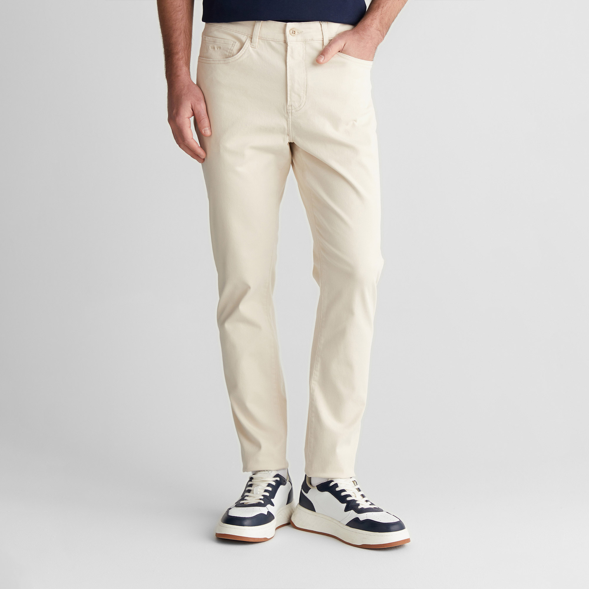 GANT Erkek Bej Slim Fit Pantolon