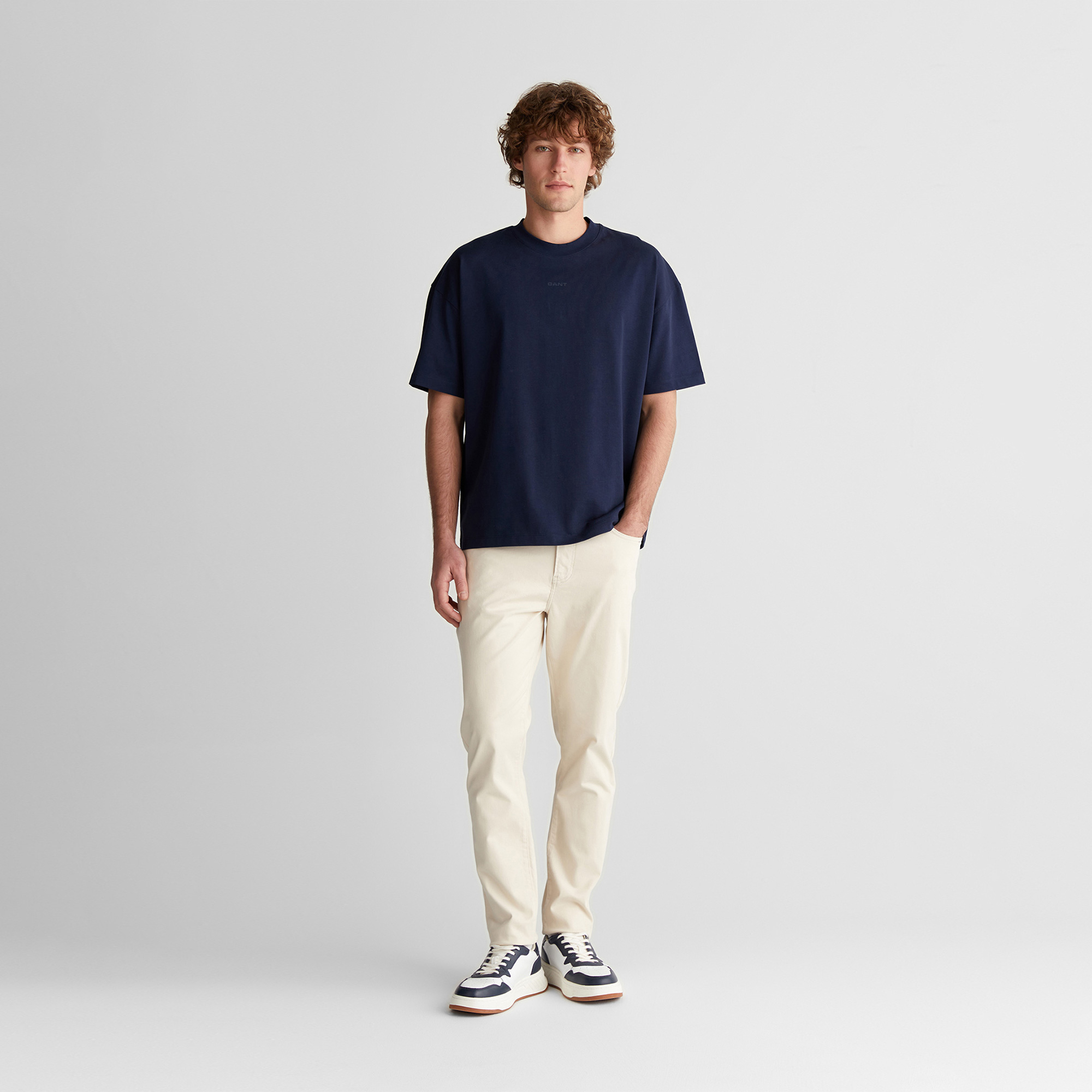 GANT Erkek Bej Slim Fit Pantolon