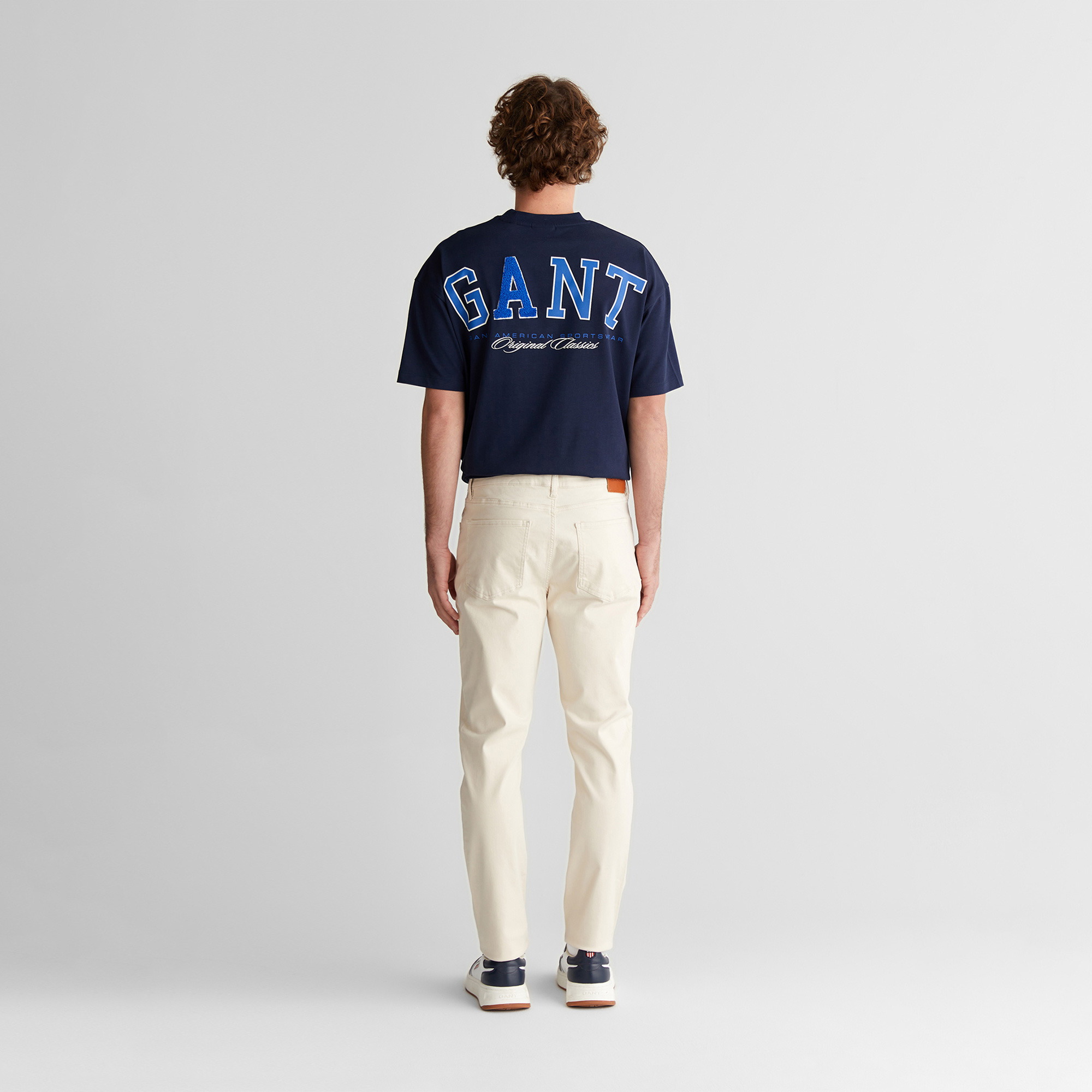 GANT Erkek Bej Slim Fit Pantolon