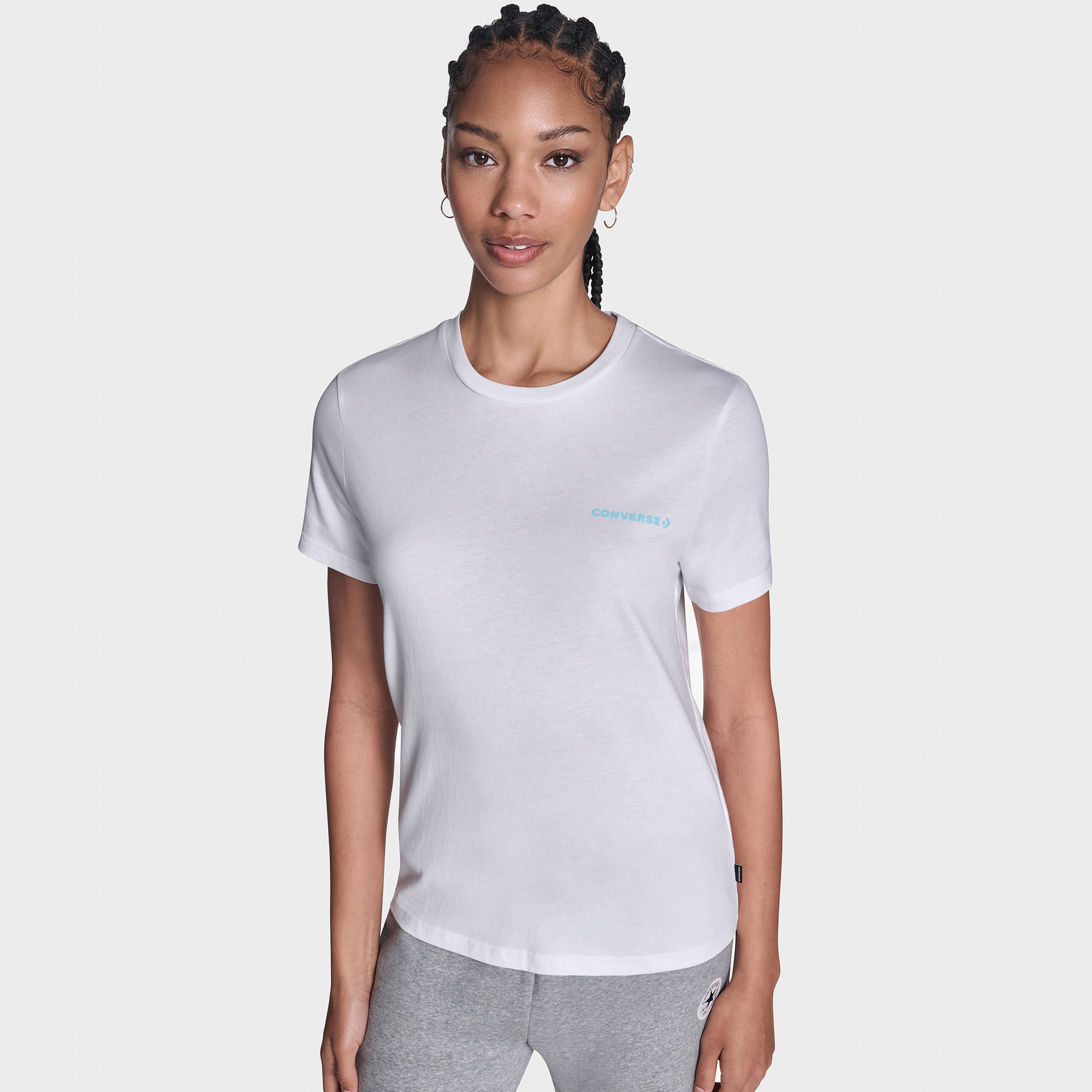 Converse Kadın Beyaz T-Shirt