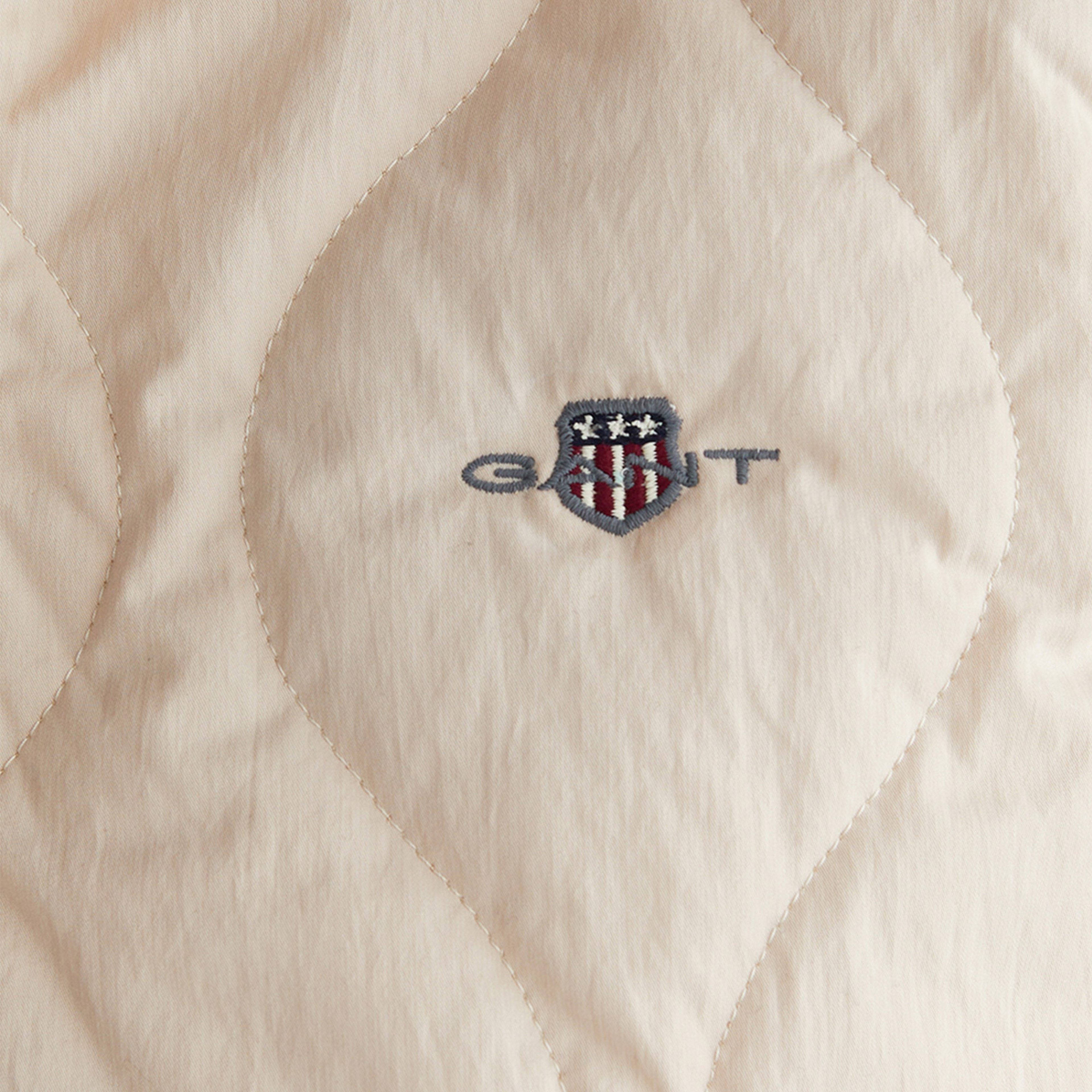 Double face embroidery quilted jacket