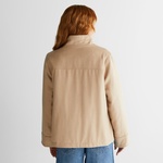 Double face embroidery quilted jacket