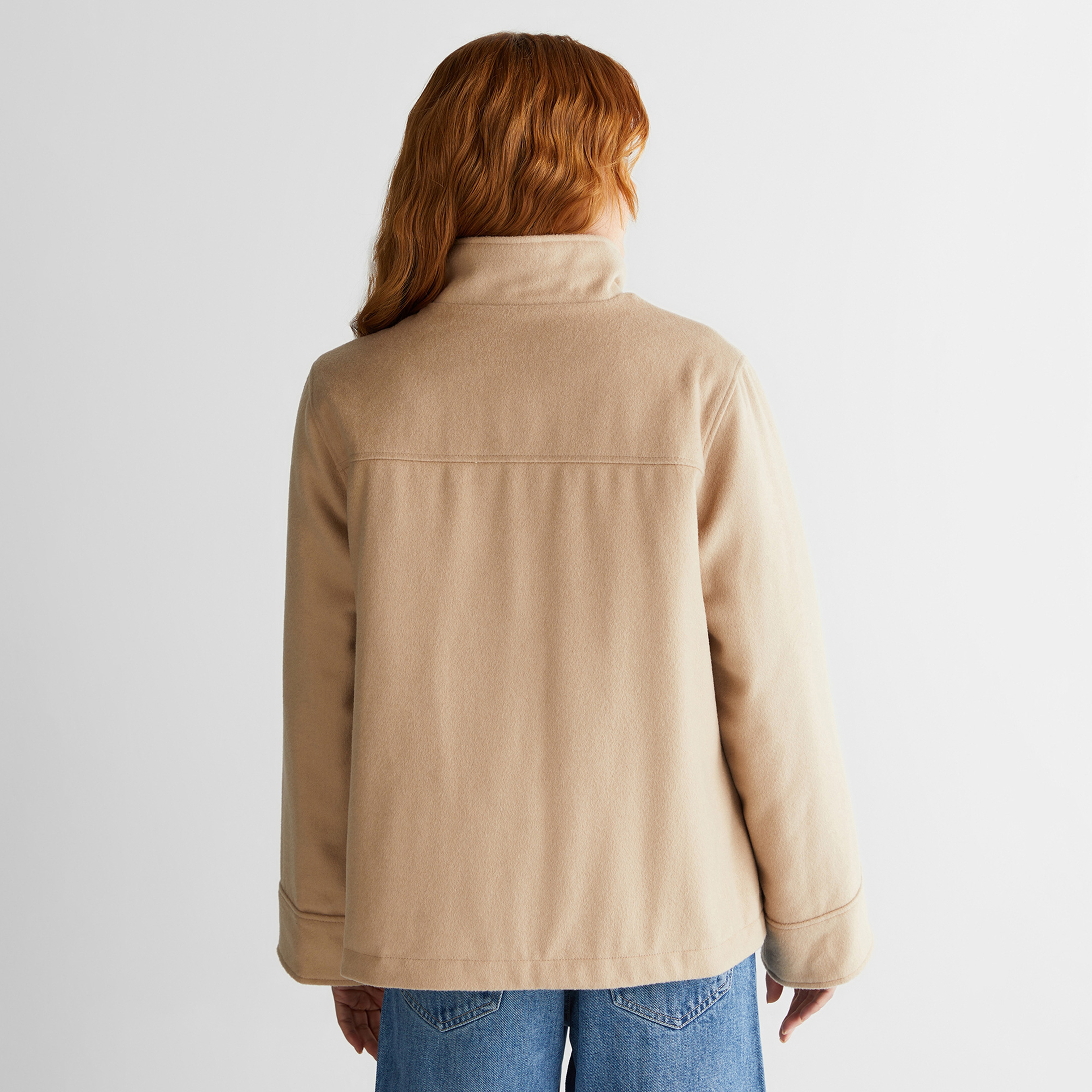 Double face embroidery quilted jacket