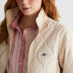 Double face embroidery quilted jacket