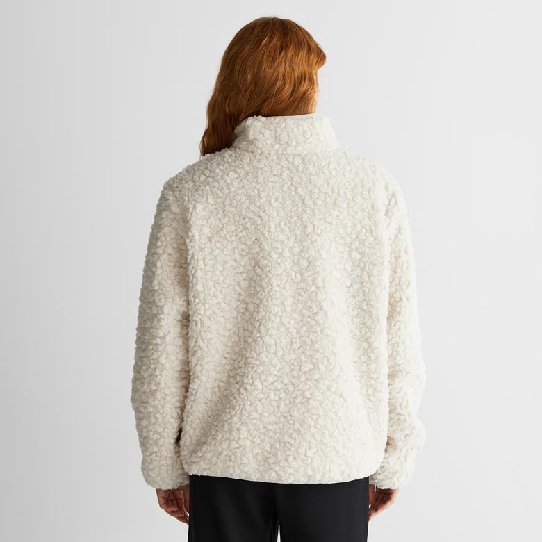 GANT Kadın Krem Polar Sweatshirt