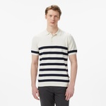 Nautica Erkek Krem Regular Fit Kısa Kollu Triko