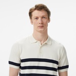 Nautica Erkek Krem Regular Fit Kısa Kollu Triko