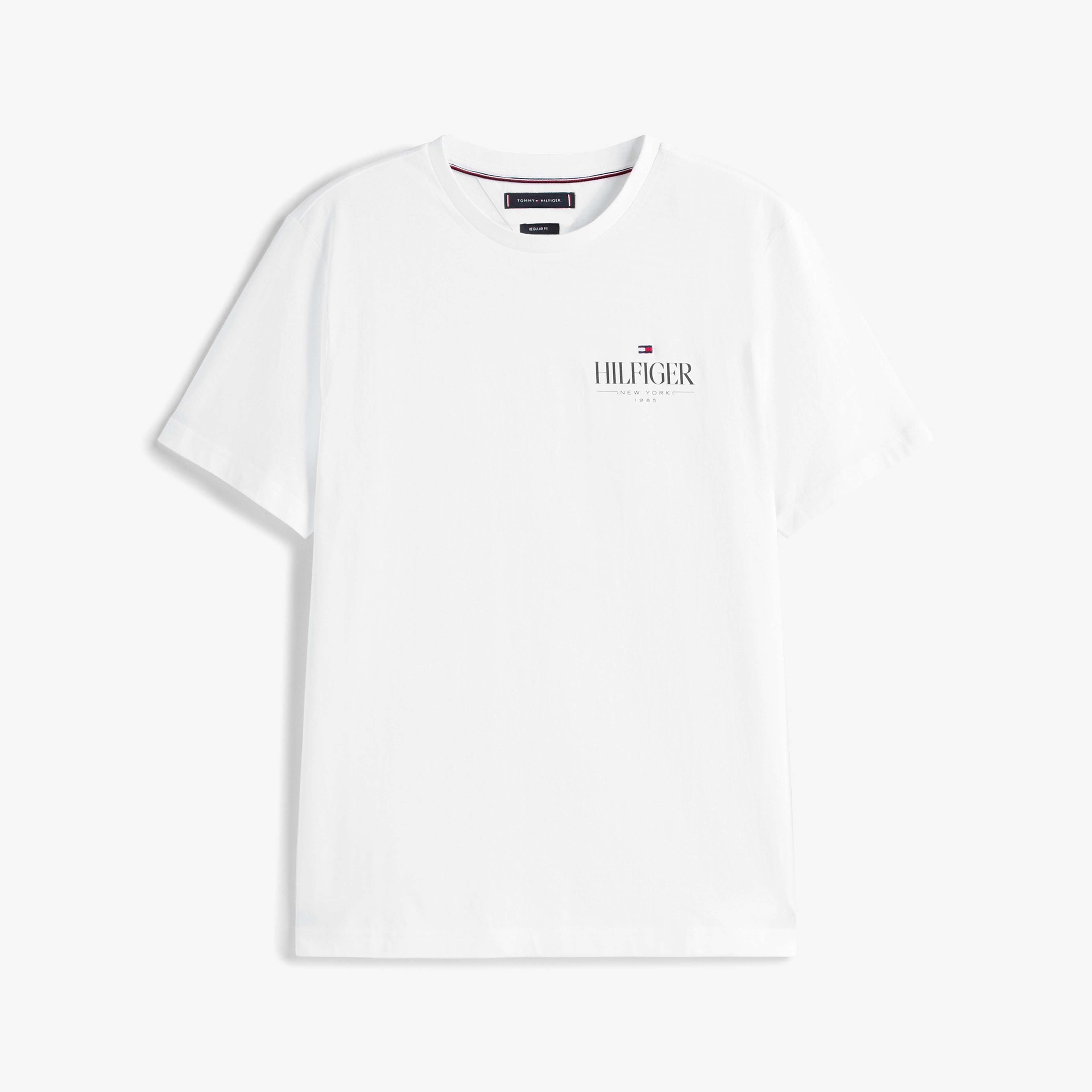 Tommy Hilfiger Stack Erkek Beyaz T-Shirt