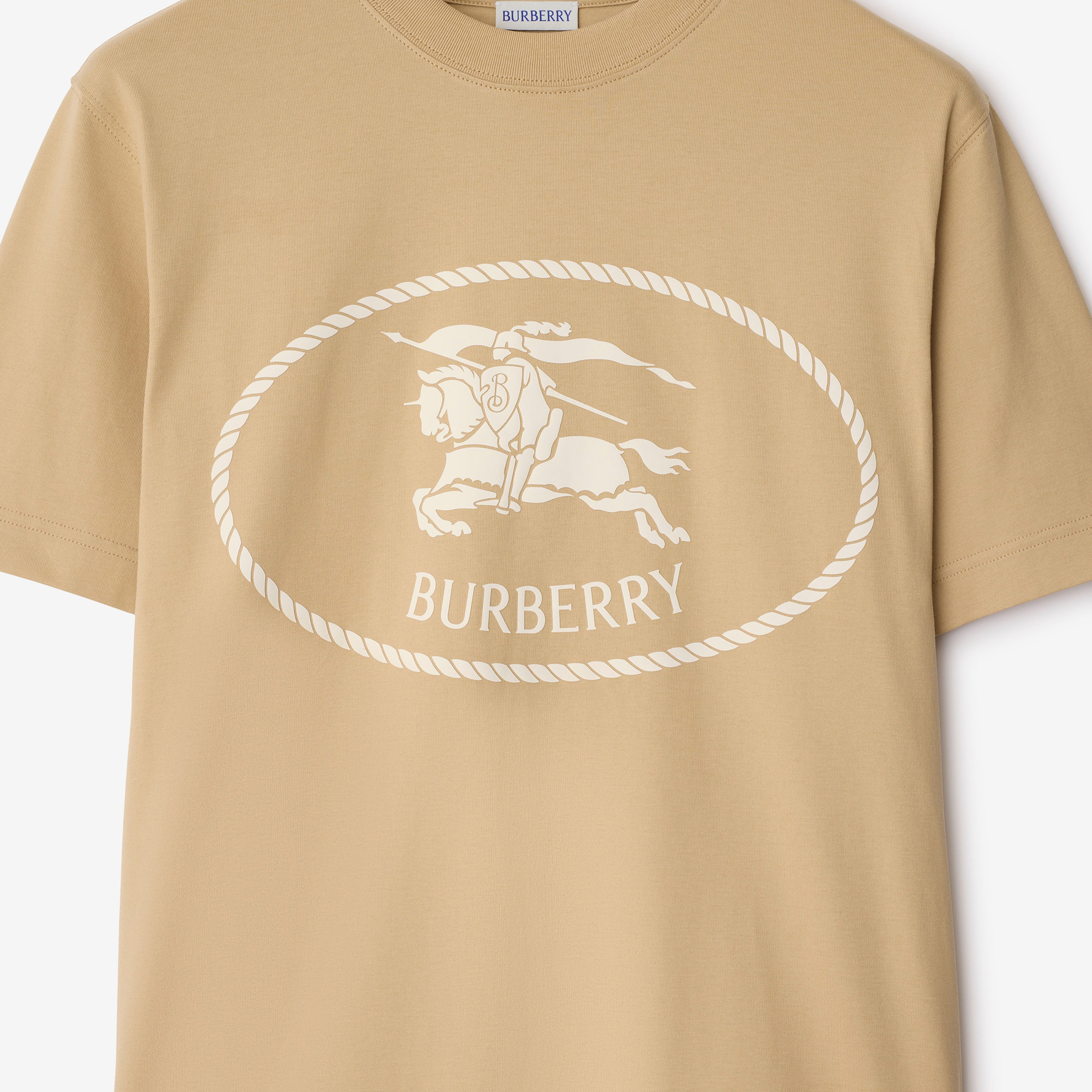 Burberry Erkek Bej T-Shirt