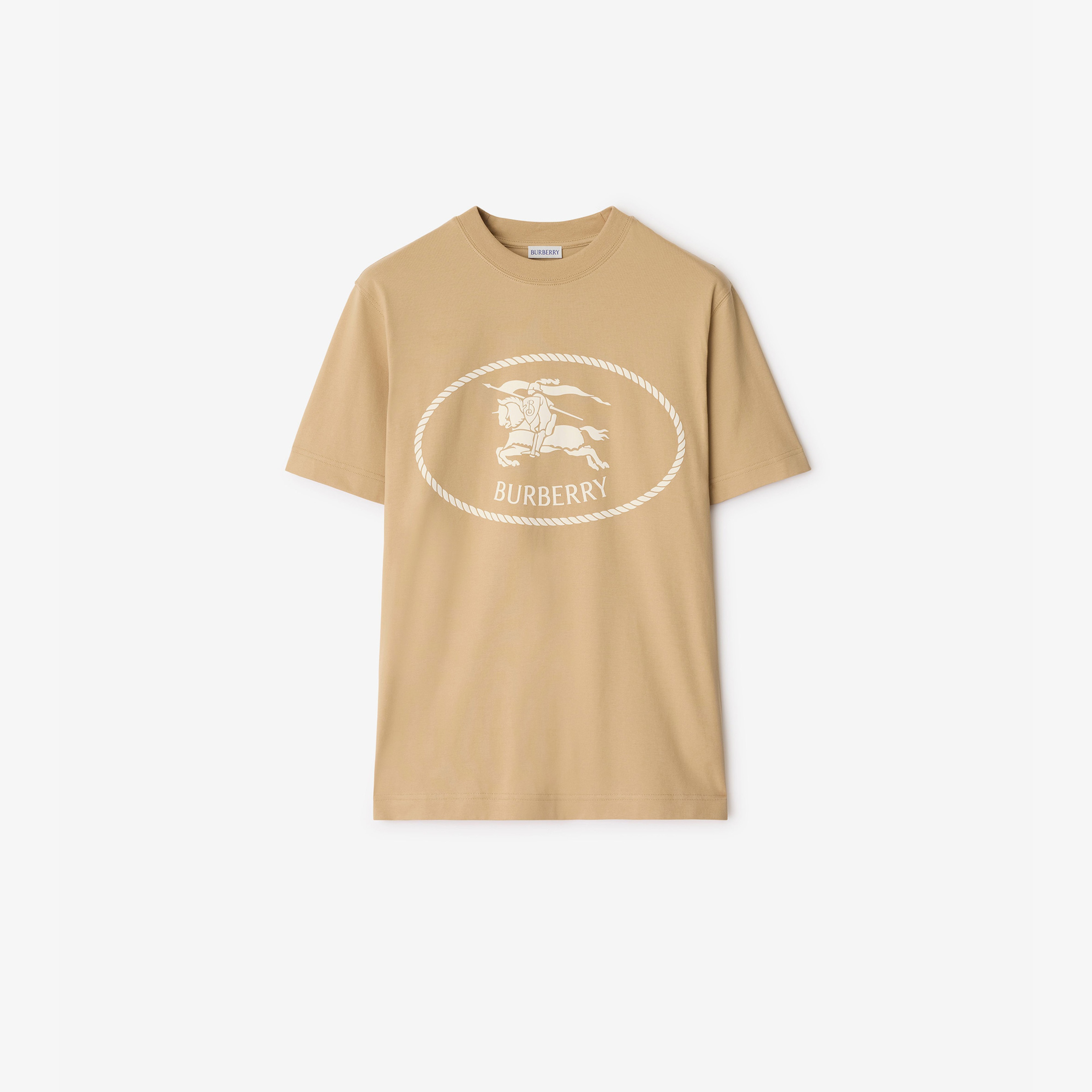 Burberry Erkek Bej T-Shirt