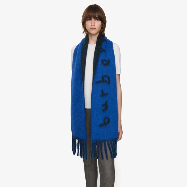 Burberry Kadın Mavi Atkı