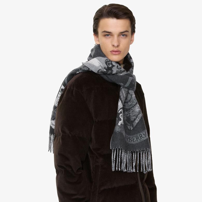 Burberry Kadın Siyah Atkı