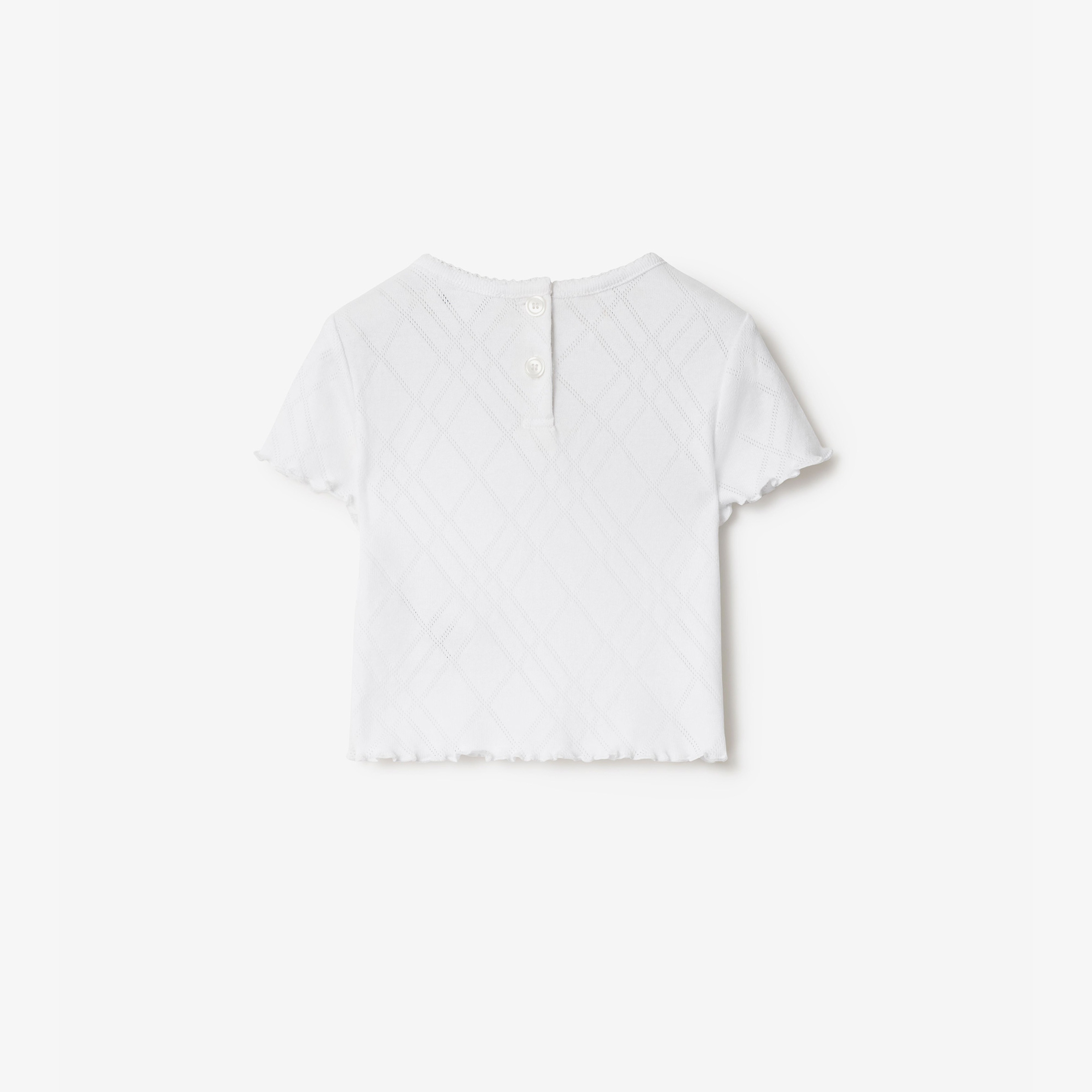 Burberry Çocuk Beyaz T-Shirt