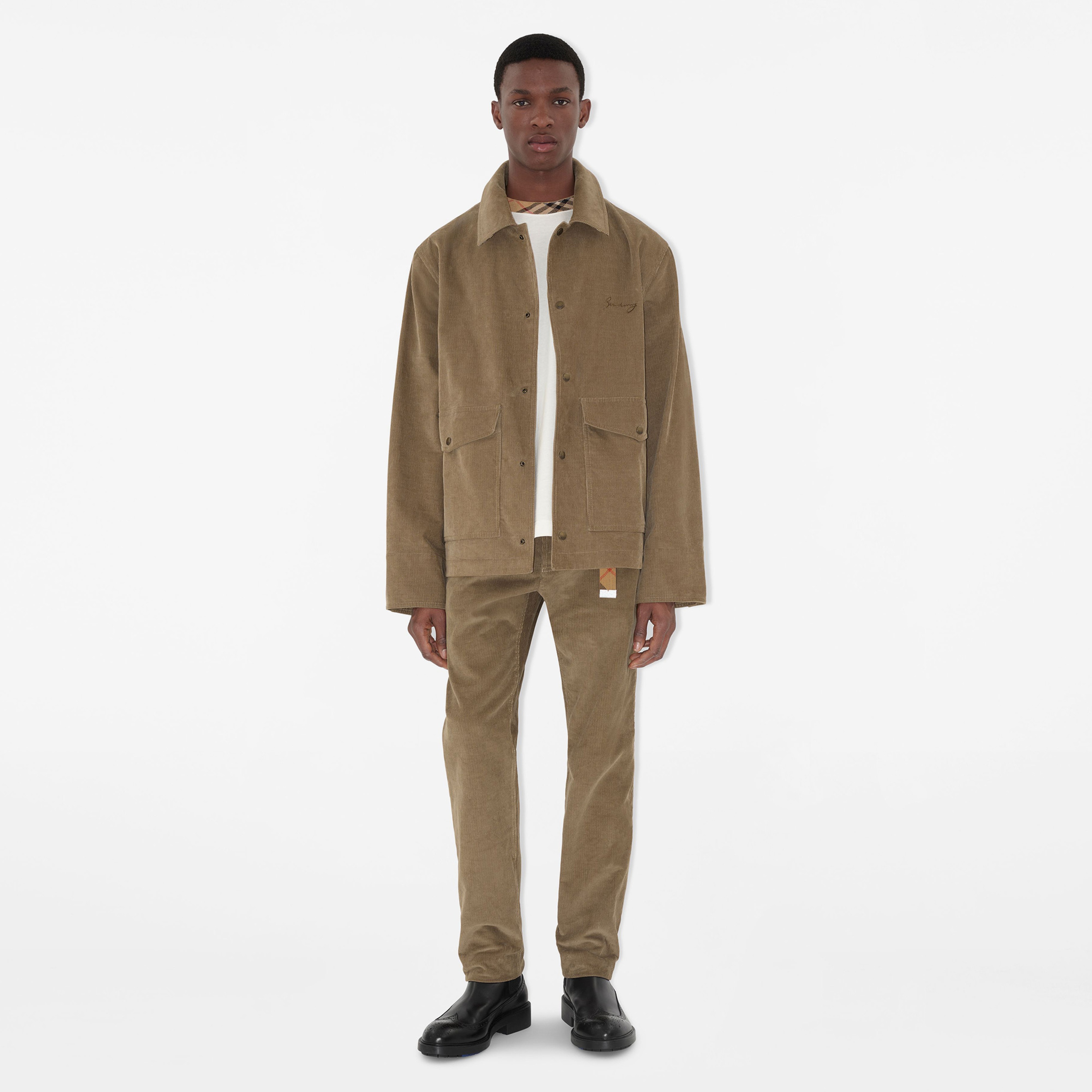 Burberry Erkek Mavi Pantolon