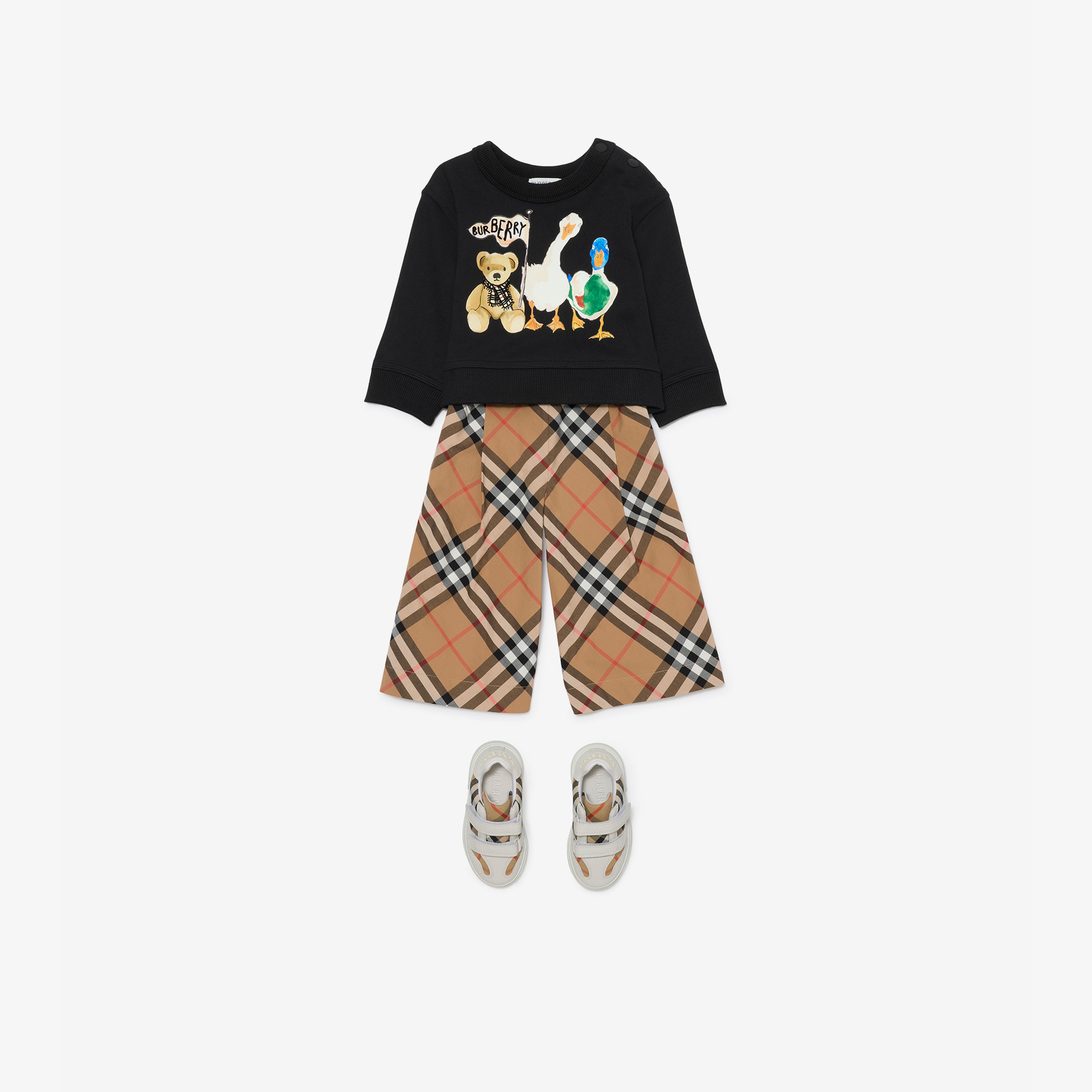 Burberry Çocuk Siyah Sweatshirt