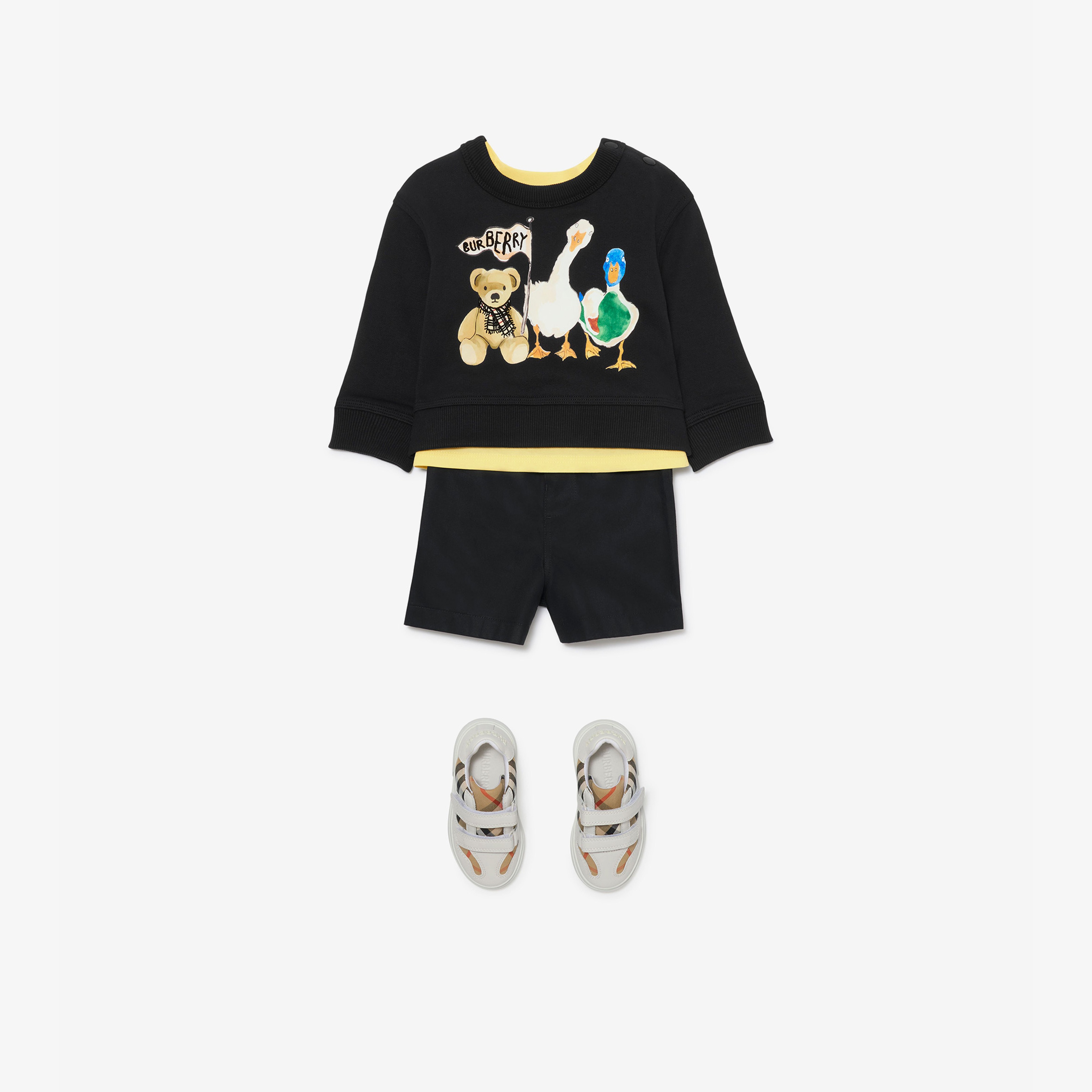 Burberry Çocuk Siyah Sweatshirt