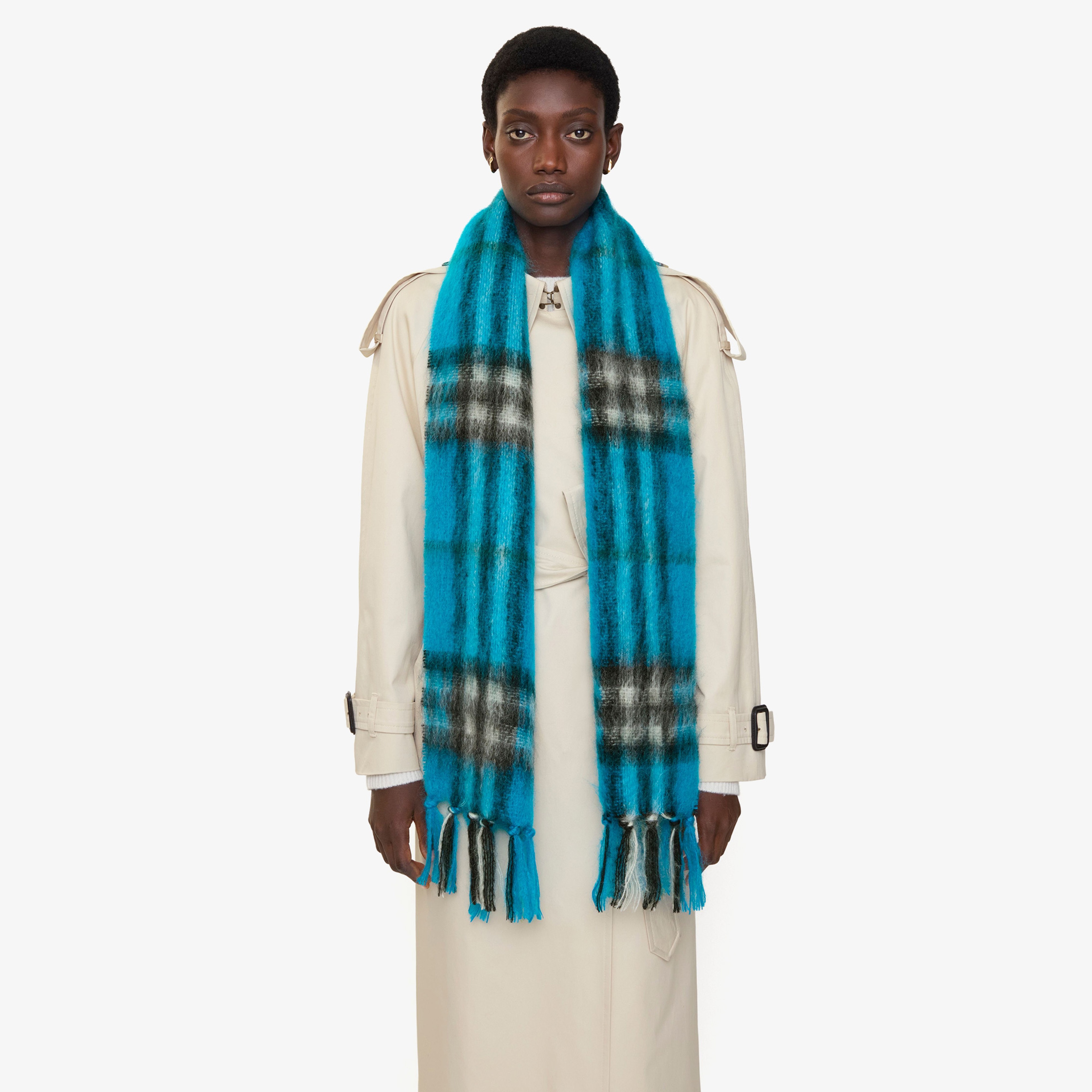 Burberry Kadın Mor Atkı