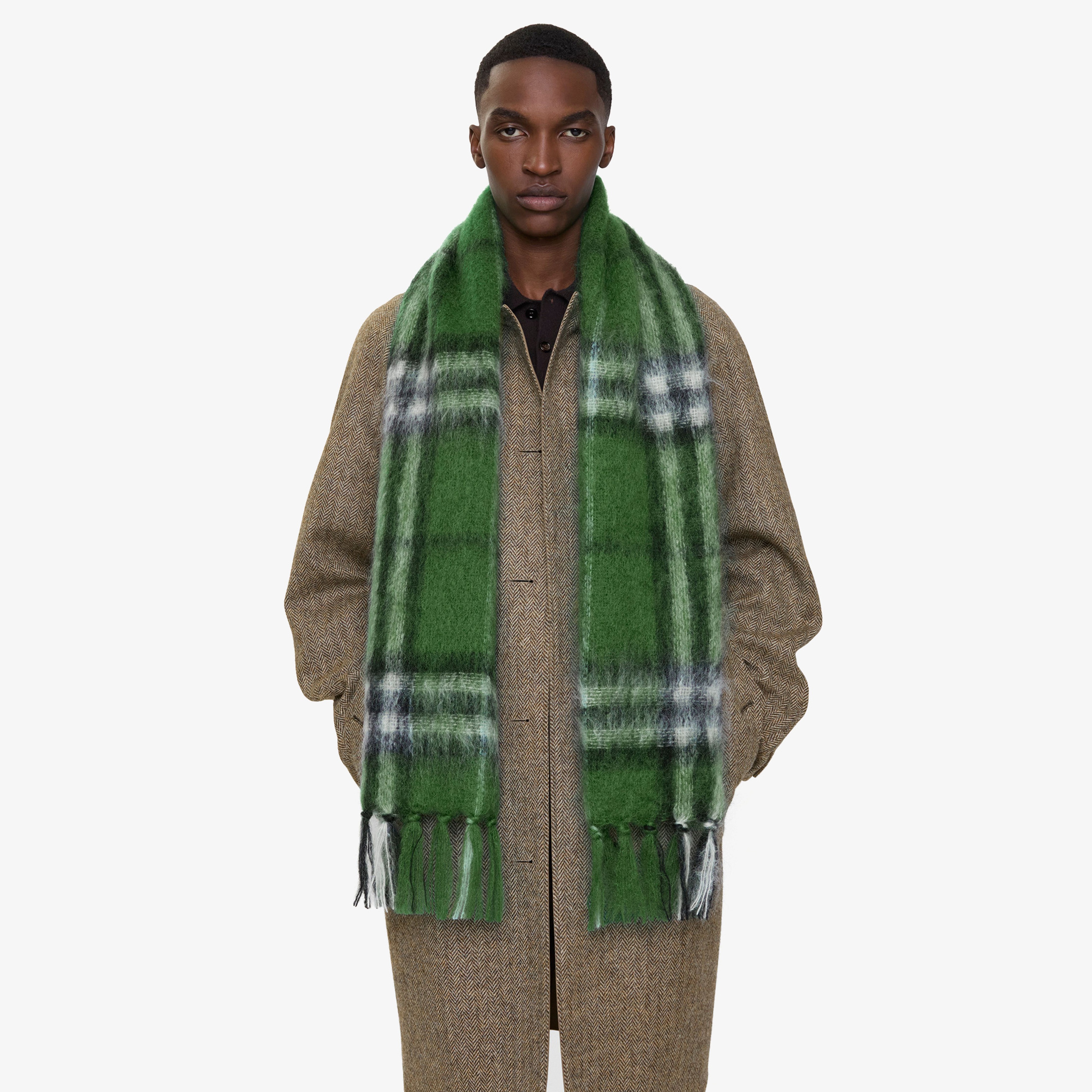 Burberry Kadın Yeşil Atkı