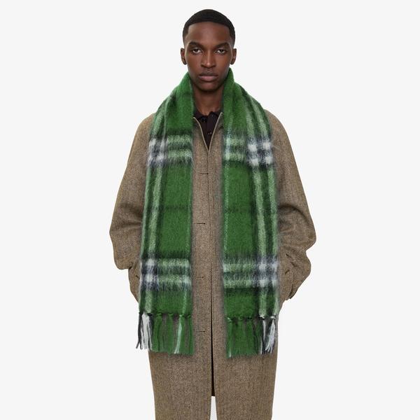Burberry Kadın Yeşil Atkı