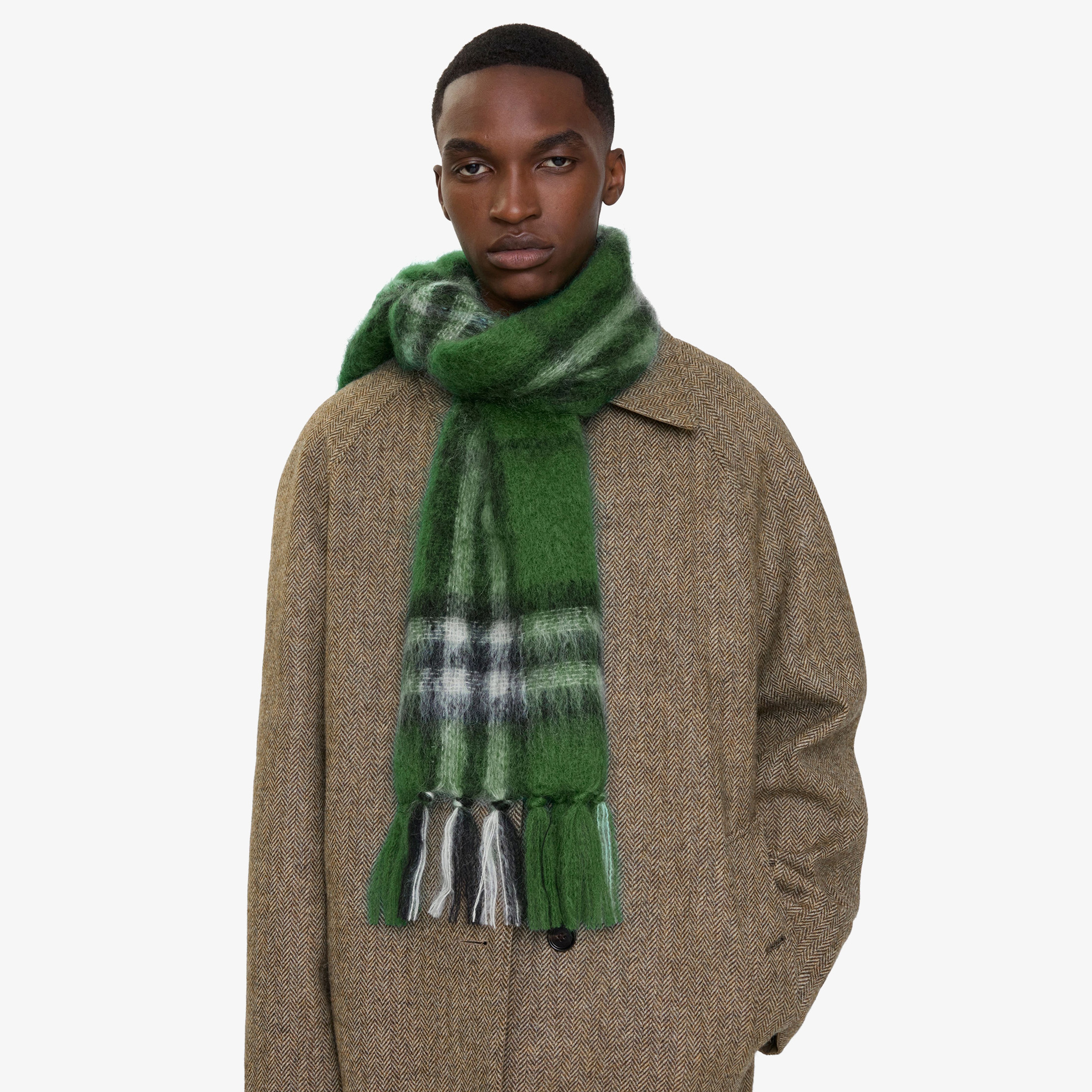 Burberry Kadın Yeşil Atkı