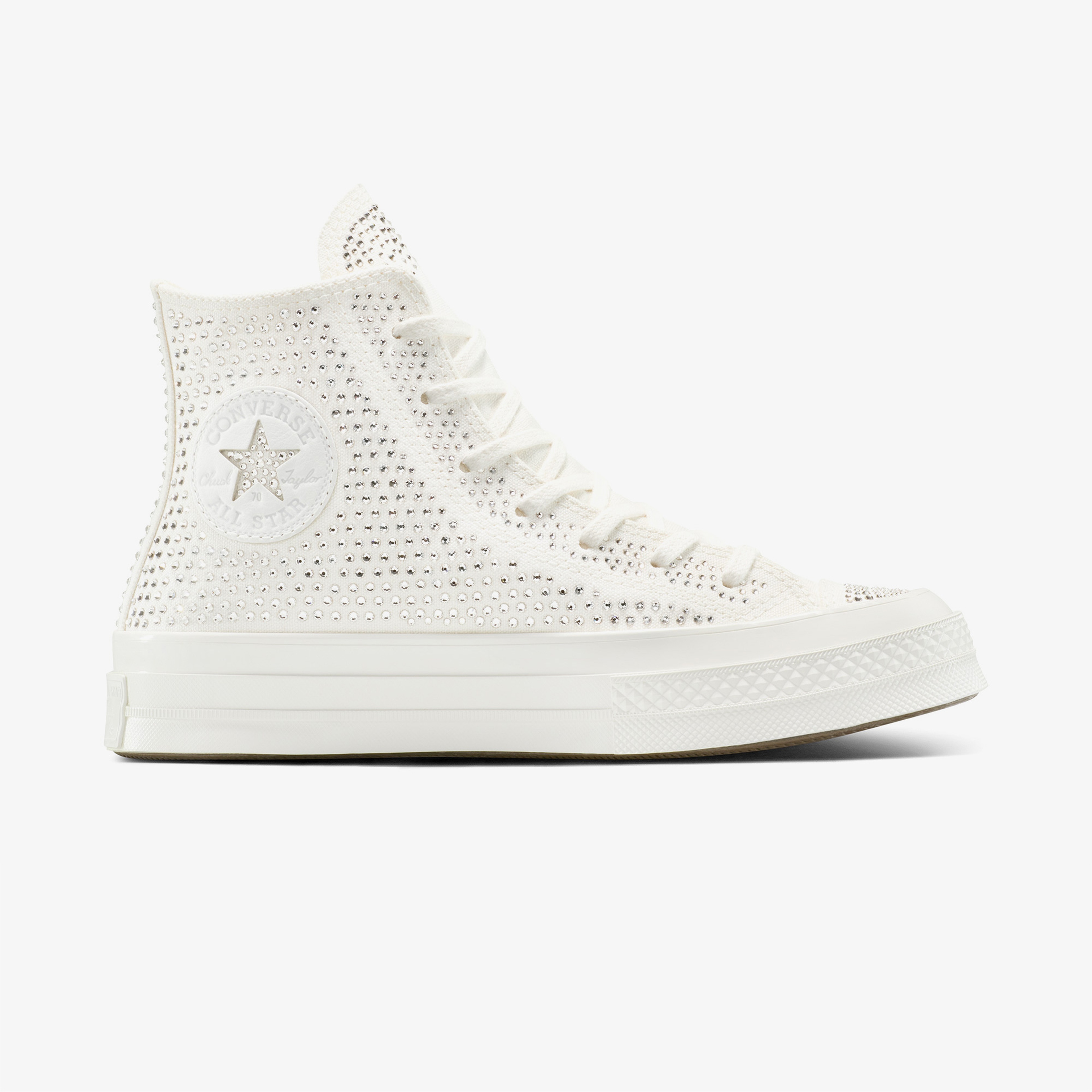 Converse x Swarovski Kadın Beyaz Chuck 70 Sneaker