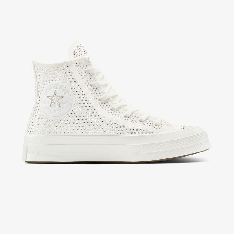 Converse x Swarovski Kadın Beyaz Chuck 70 Sneaker