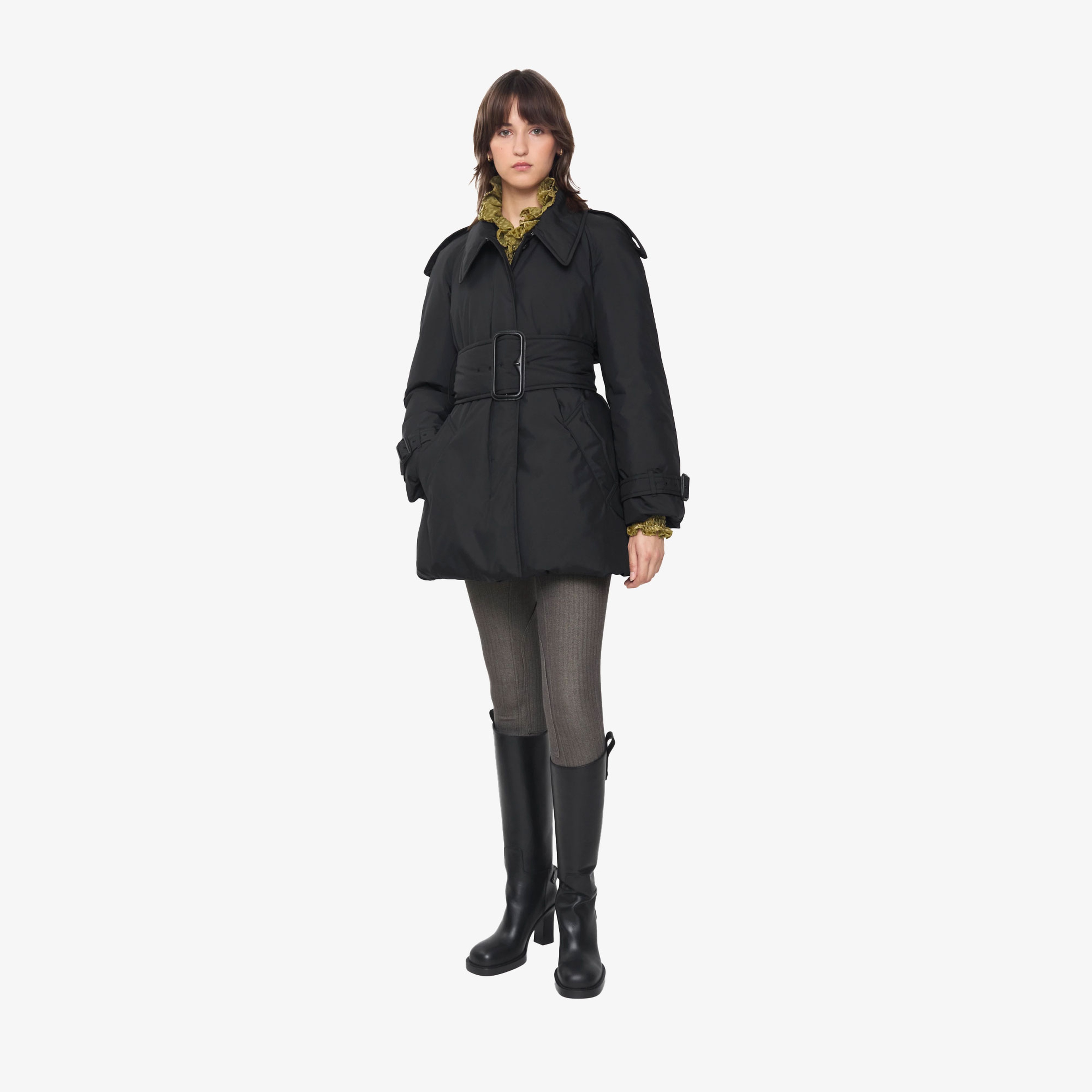 Burberry Kadın Siyah Mont