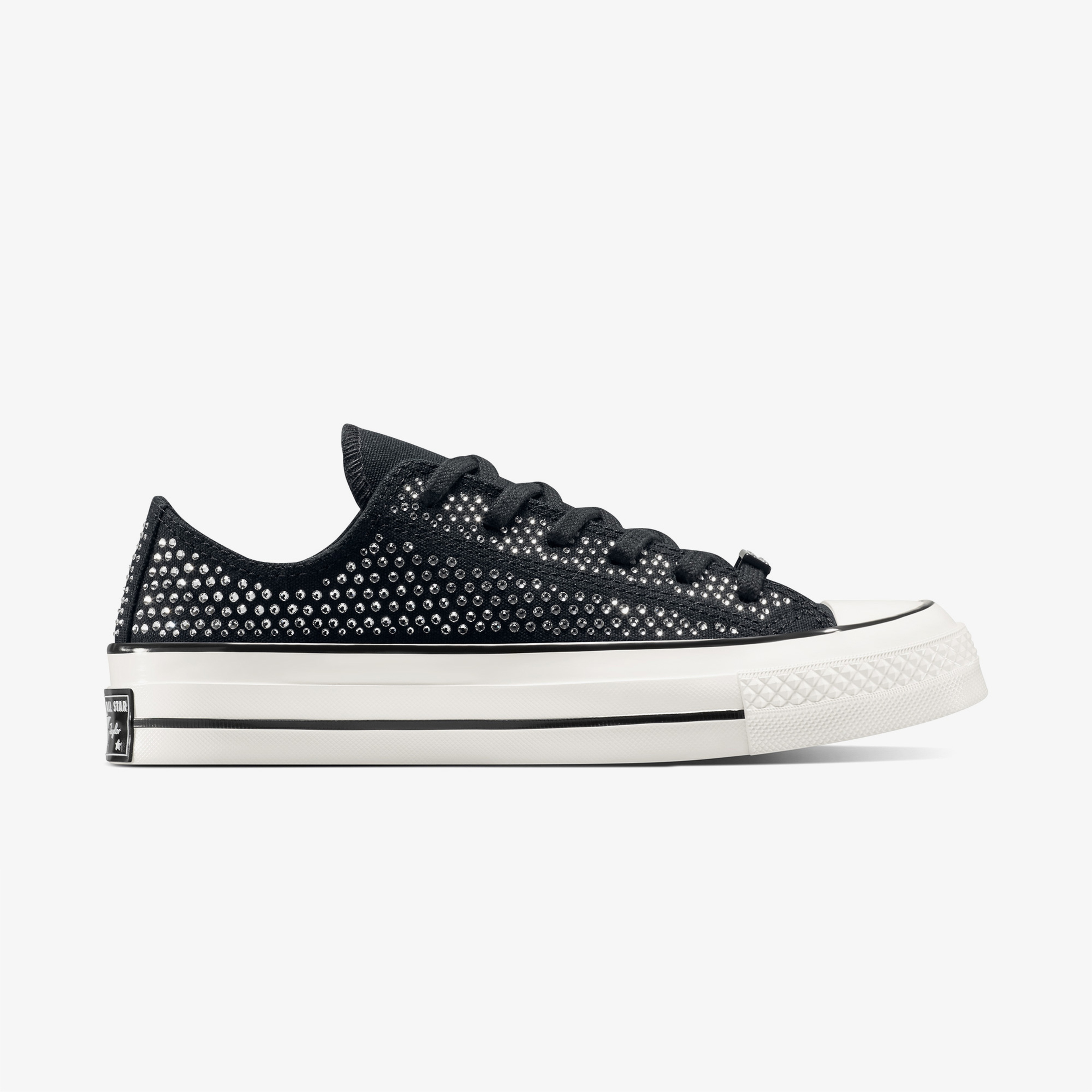 Converse x Swarovski Unisex Siyah Chuck 70 Sneaker